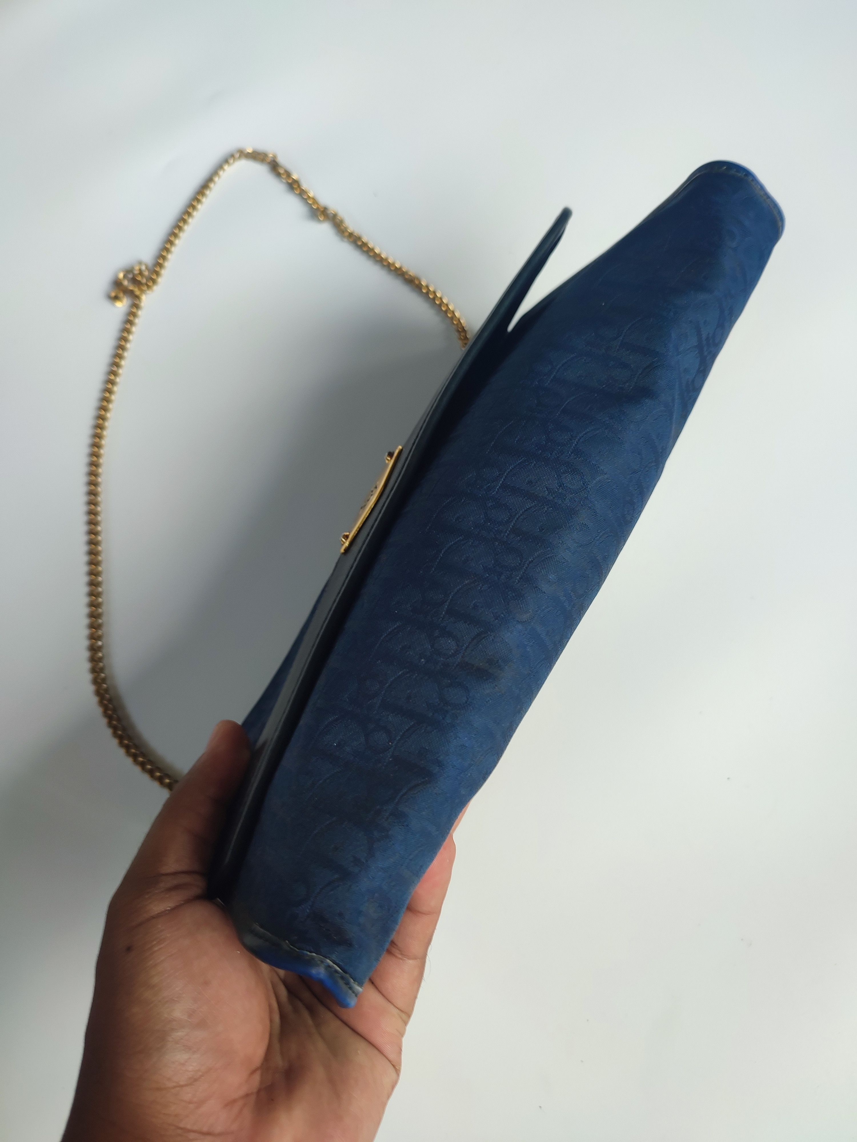 Christian Dior Monsieur CHRISTIAN DIOR TROTTER LOGO JACQUARD CHAIN BAG Size ONE SIZE - 6 Thumbnail
