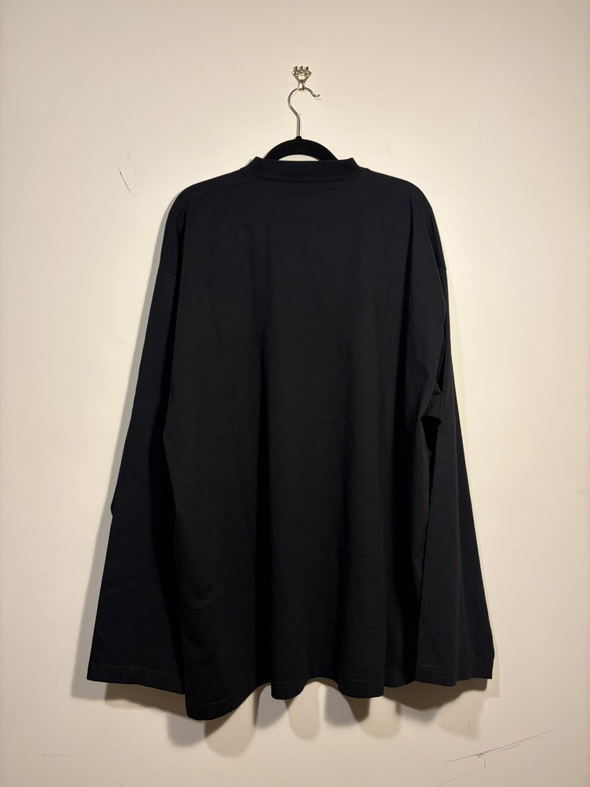 Balenciaga Black On Black Miami Mock Neck Longsleeve Size US XL / EU 56 / 4 - 2 Thumbnail