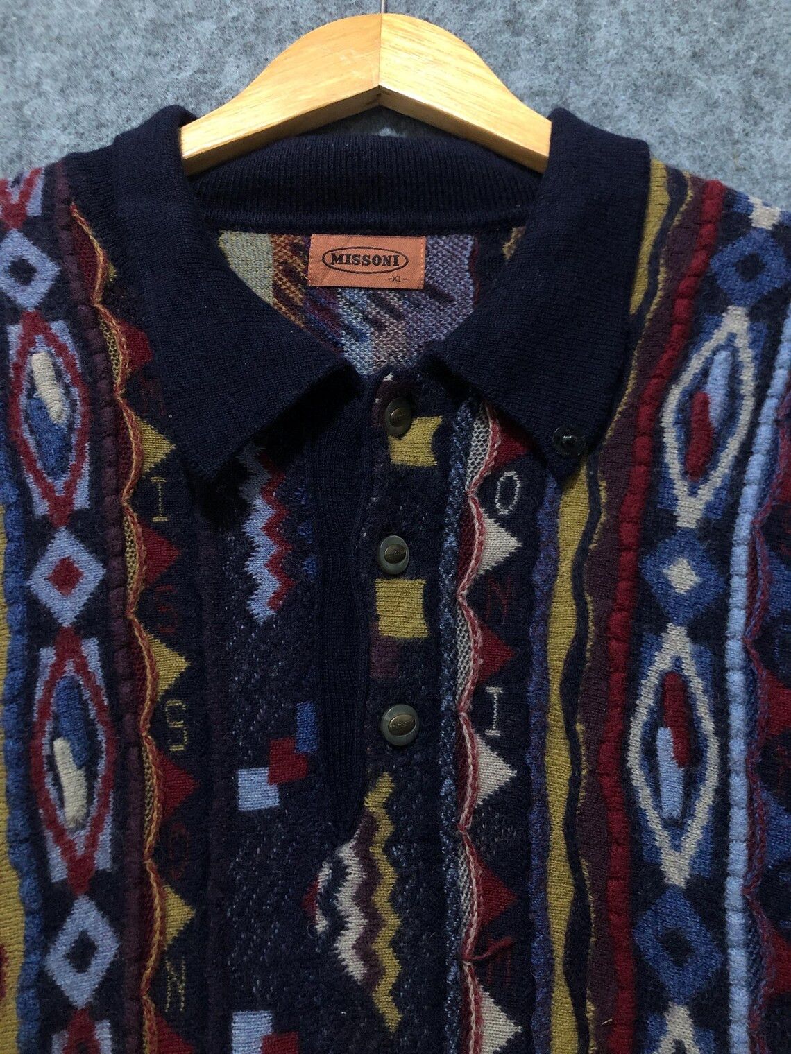 Missoni Vintage Missoni Knit Sweater Size US XL / EU 56 / 4 - 3 Thumbnail