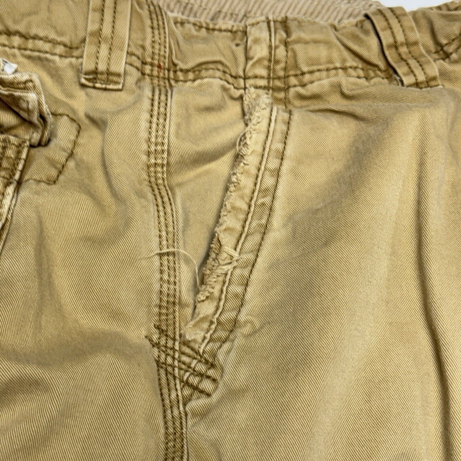 Aeropostale Vintage Aeropostale Cargo Utility Shorts Mens 31 Brown Tan P Size US 31 - 10 Thumbnail