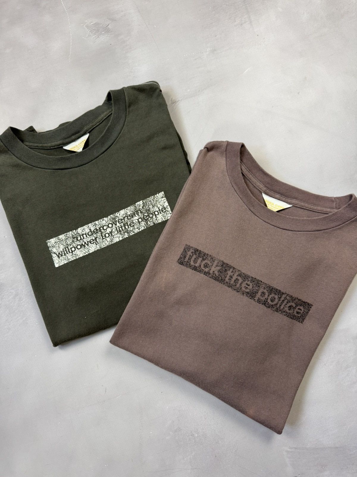 Undercover Ss1998 Undercover Wet Summer Willpower Tee(Grey/M) Size US M / EU 48-50 / 2 - 17 Thumbnail