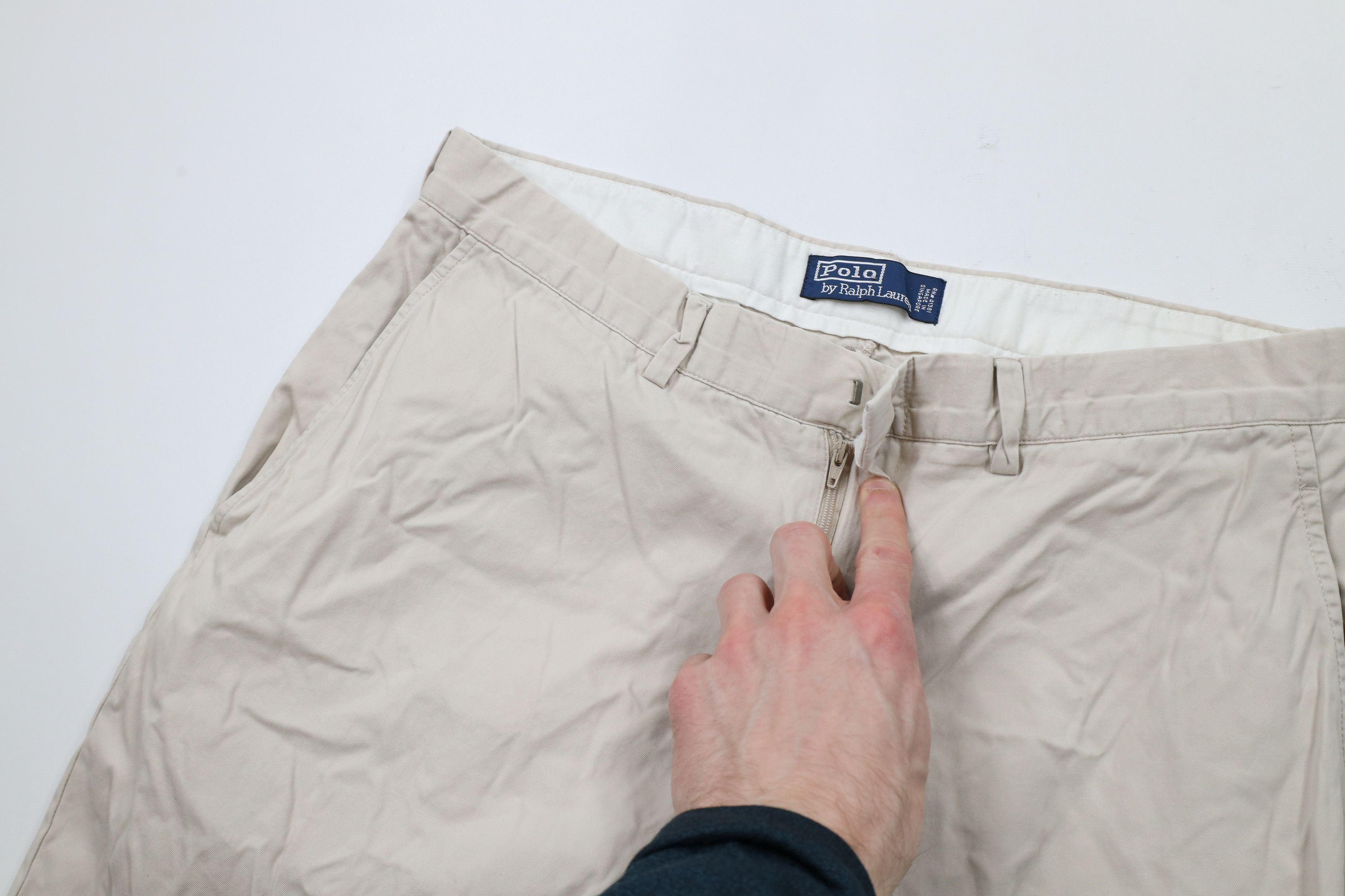 Ralph Lauren × Vintage Vintage 90s Ralph Lauren Cotton Chino Pants Trousers Size US 34 / EU 50 - 6 Thumbnail