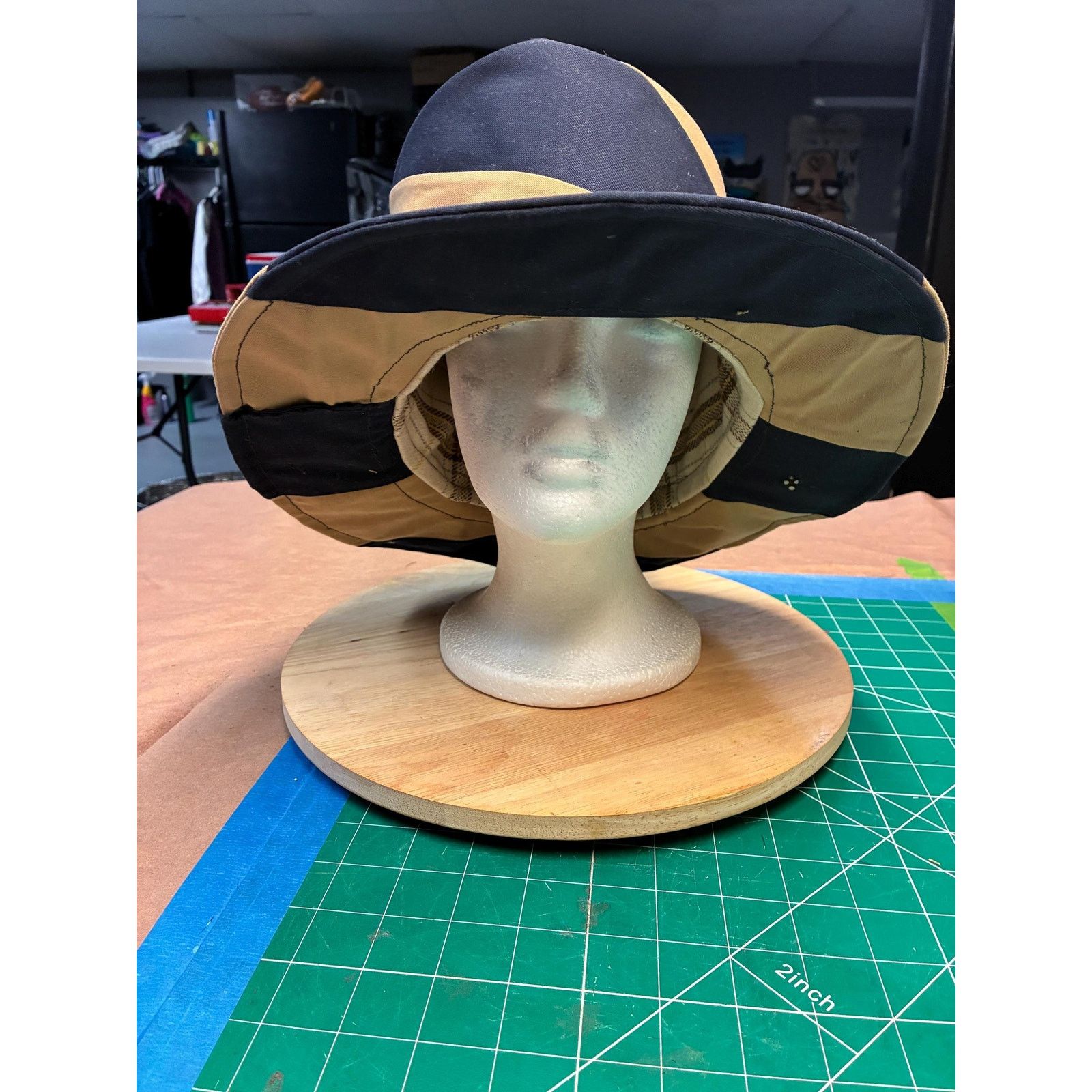 Other The Showman — Reclaimed Canvas Top Hat, Braided Leather Band Size ONE SIZE - 9 Thumbnail