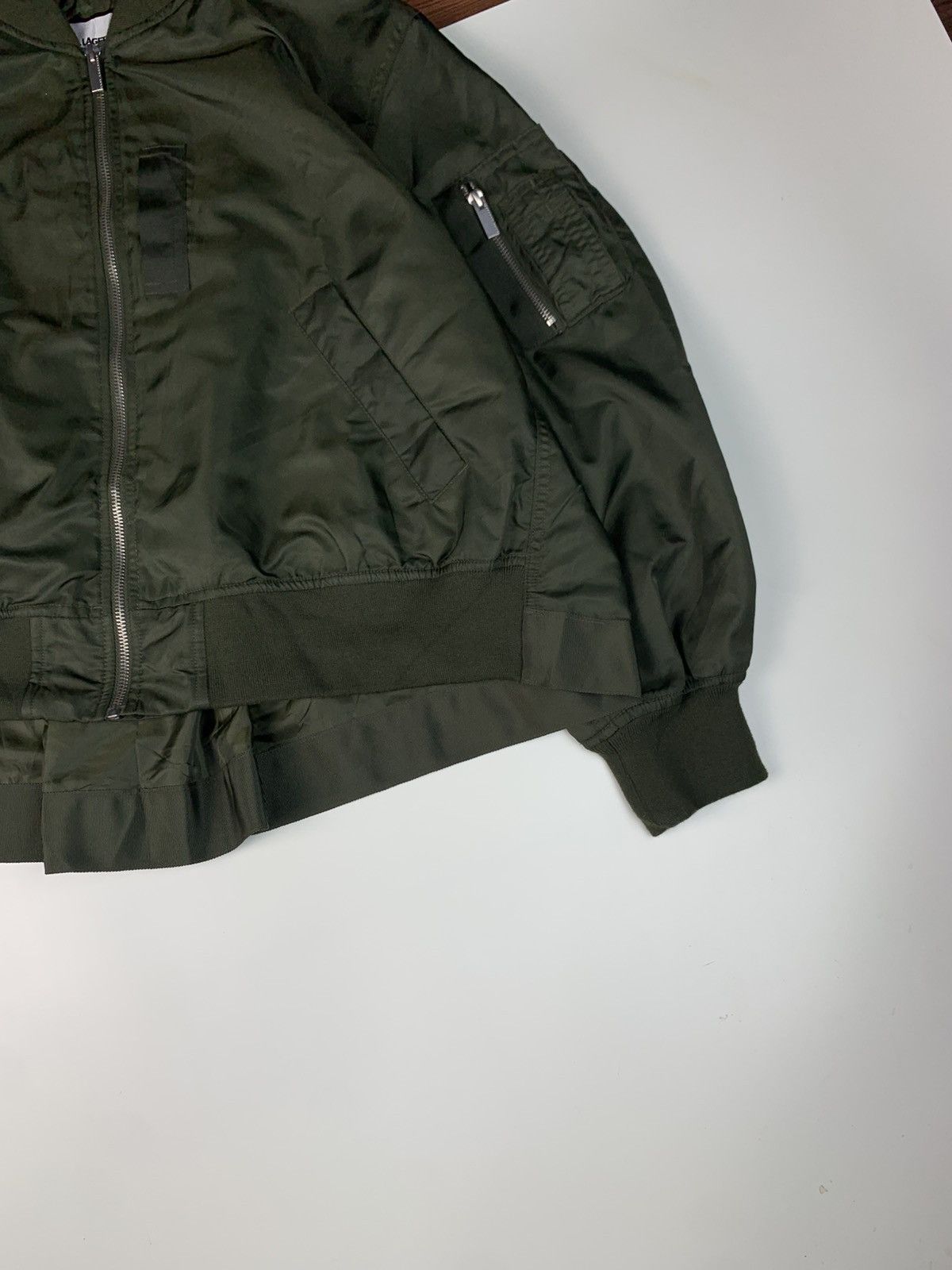 Karl Lagerfeld Bomber Crop Jacket Karl Lagerfeld Size XL / US 12-14 / IT 48-50 - 2 Thumbnail
