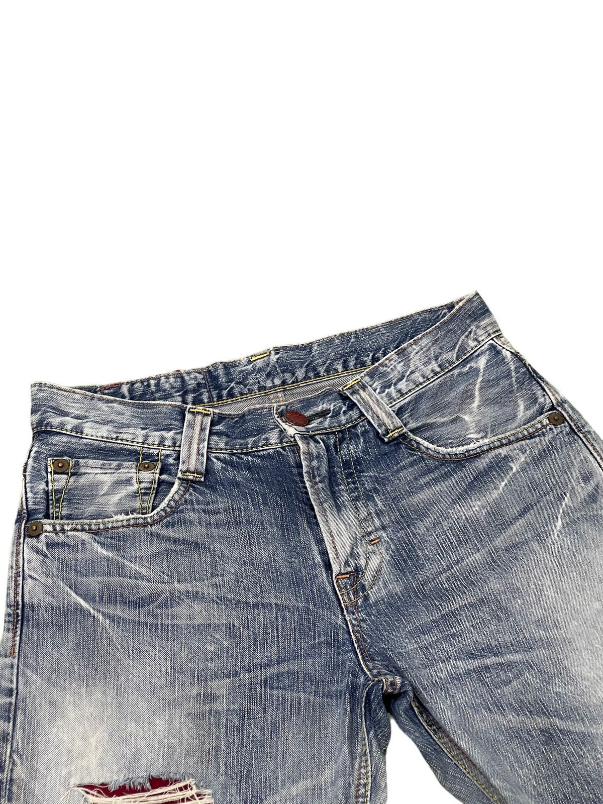 Edwin Distress Jeans Edwin Japan Faded Regular 8🟦1 Size US 31 - 10 Thumbnail