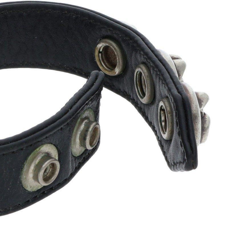 Chrome Hearts Chrome Hearts Rolling Stones lip tongue Leather Bracelet Size ONE SIZE - 4 Thumbnail
