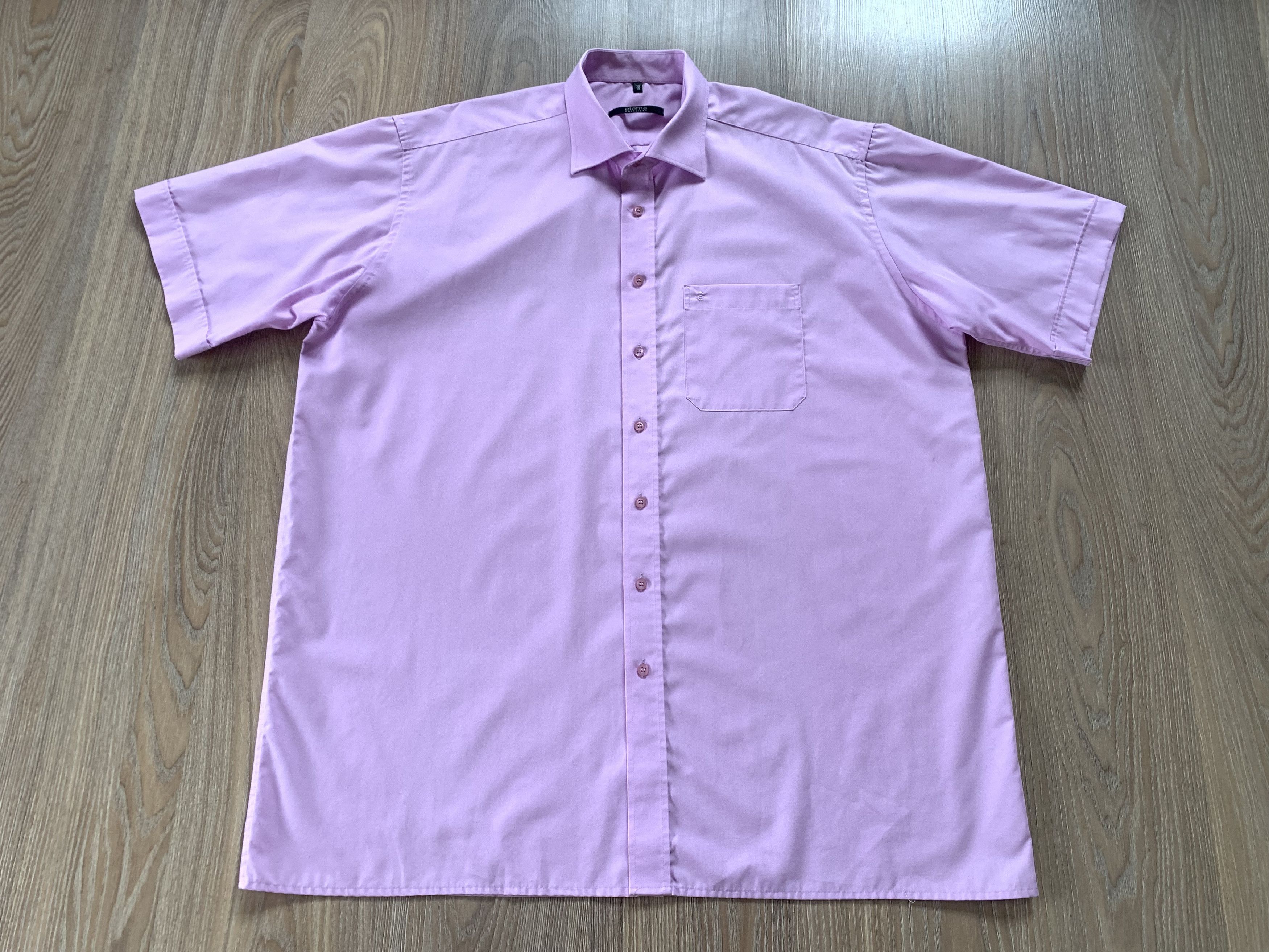 Other Eterna Excellent Formal Purple Short Sleeve Shirt Size US XXL / EU 58 / 5 - 2 Thumbnail