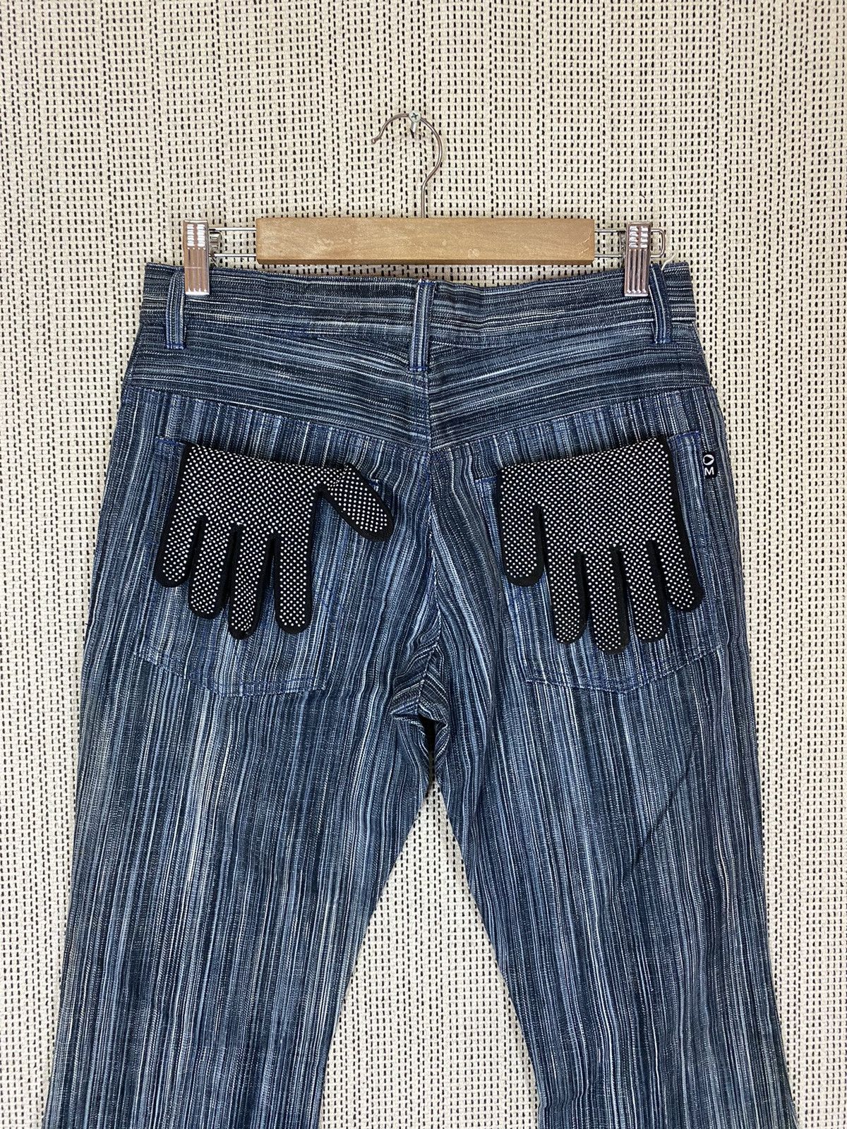If Six Was Nine × Japanese Brand × Morgan Homme ‼️MORGAN HOMME STRIPED FLARED PANTS NICE DESIGN SIZE 30‼️ Size US 30 / EU 46 - 10 Thumbnail