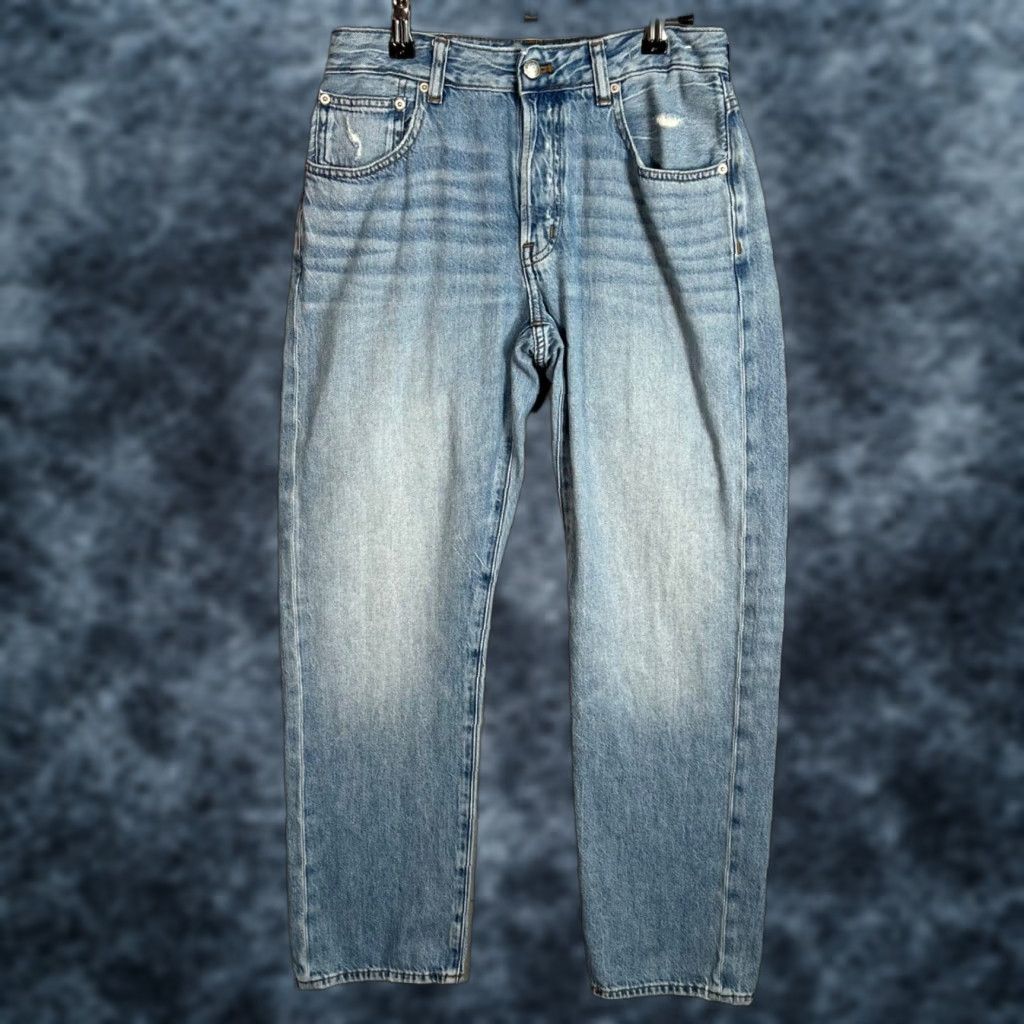 Madewell Madewell Size 25 Womens Jeans Straight Denim Light Blue Vintage Wash Size 42" / US 20 - 1 Thumbnail