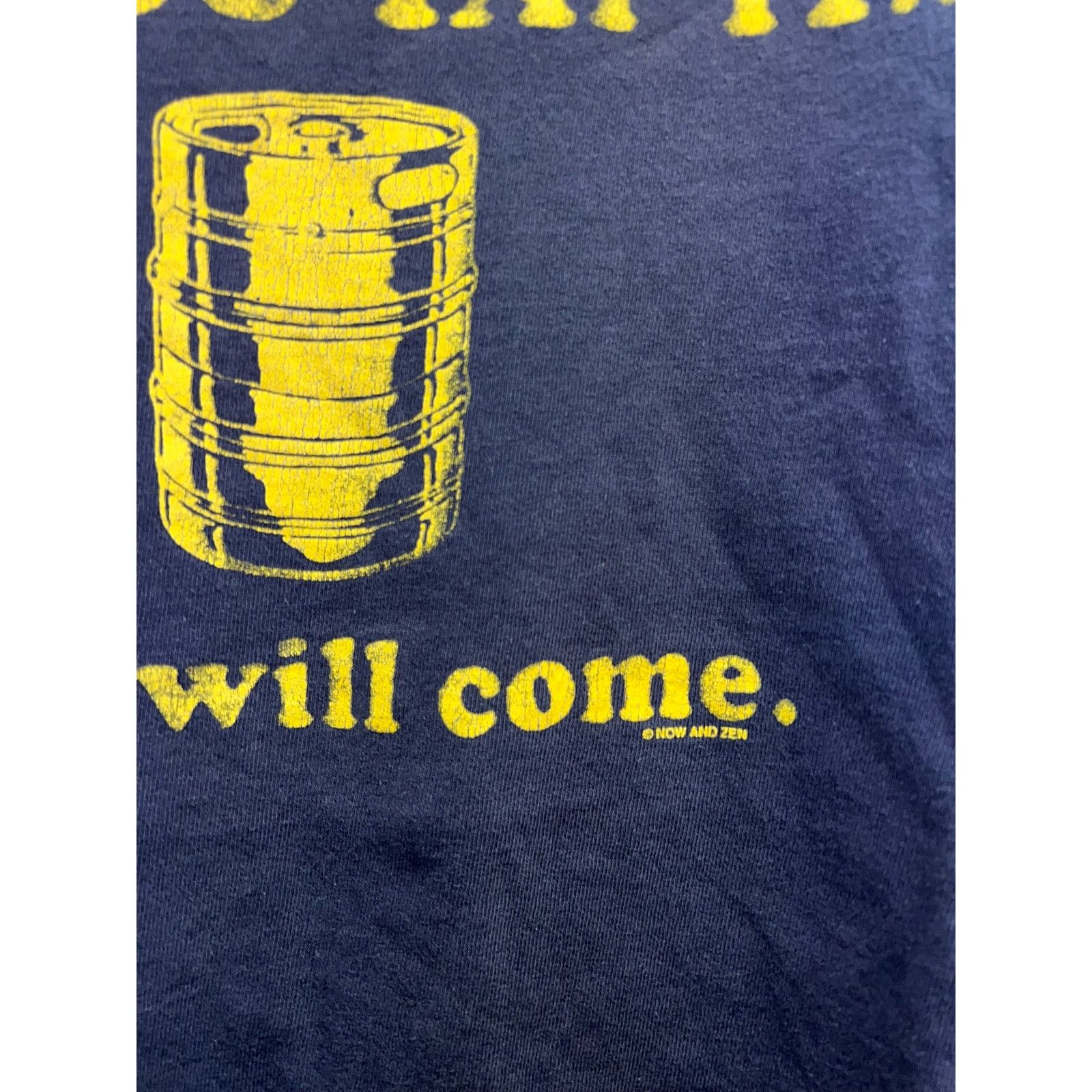 Delta Vintage Beer Keg Shirt If You Tap It They Will Come Blue L Size US L / EU 52-54 / 3 - 3 Thumbnail