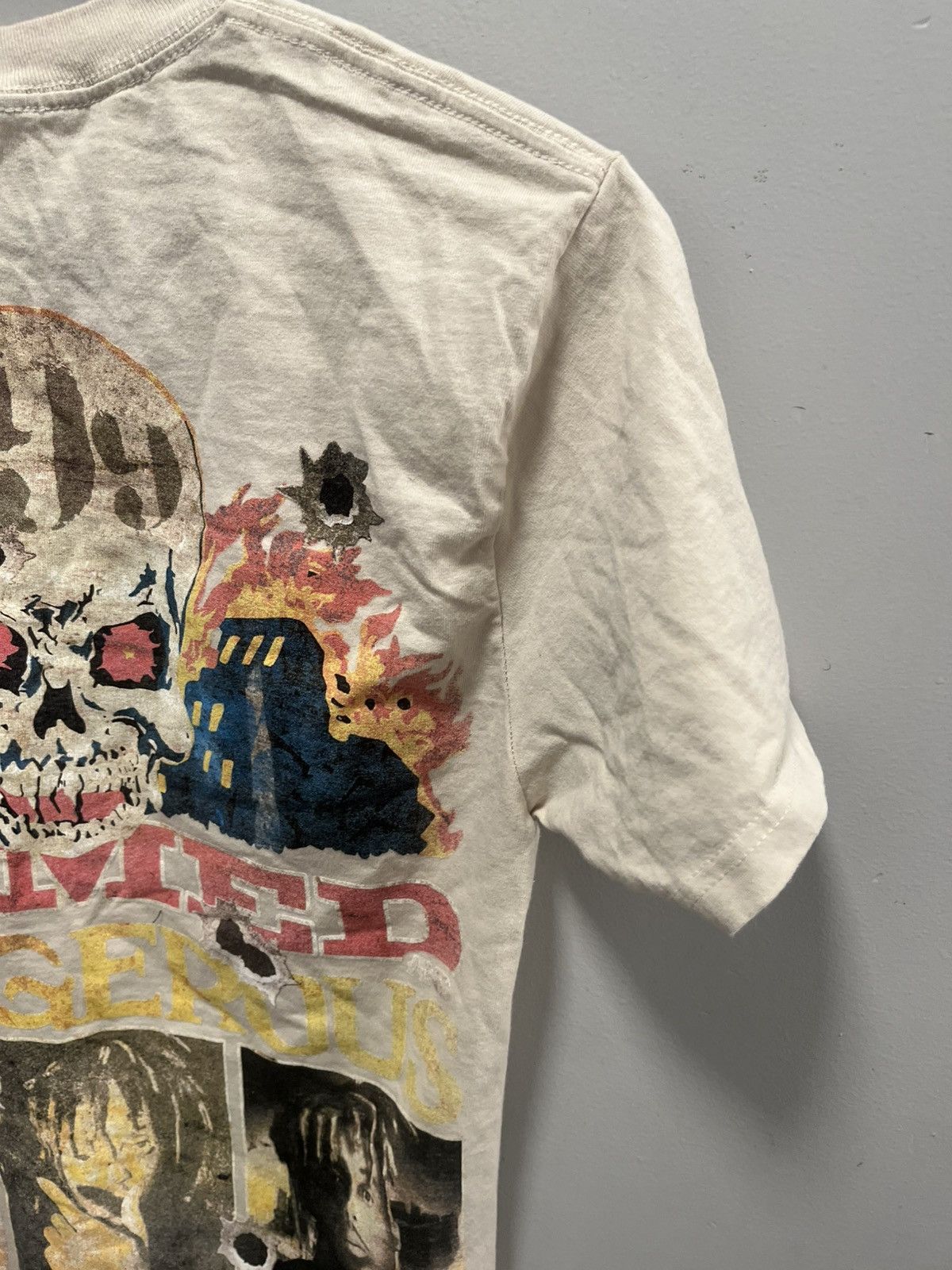 Other Beige flaming skullhead Juice world T- shirt Size US S / EU 44-46 / 1 - 9 Thumbnail