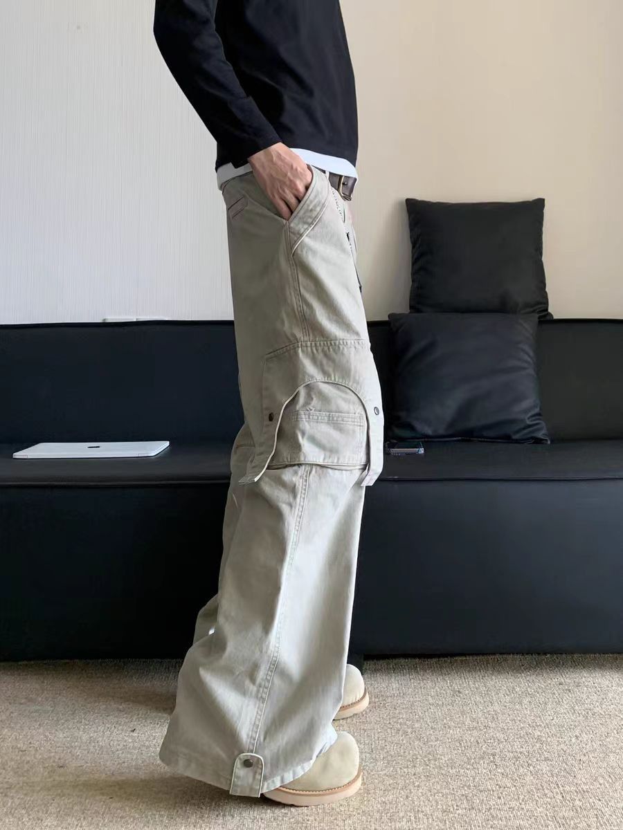 Japanese Brand × Jean Workwear Straight Pocket Washed Casual Jeans Size US 34 / EU 50 - 2 Thumbnail
