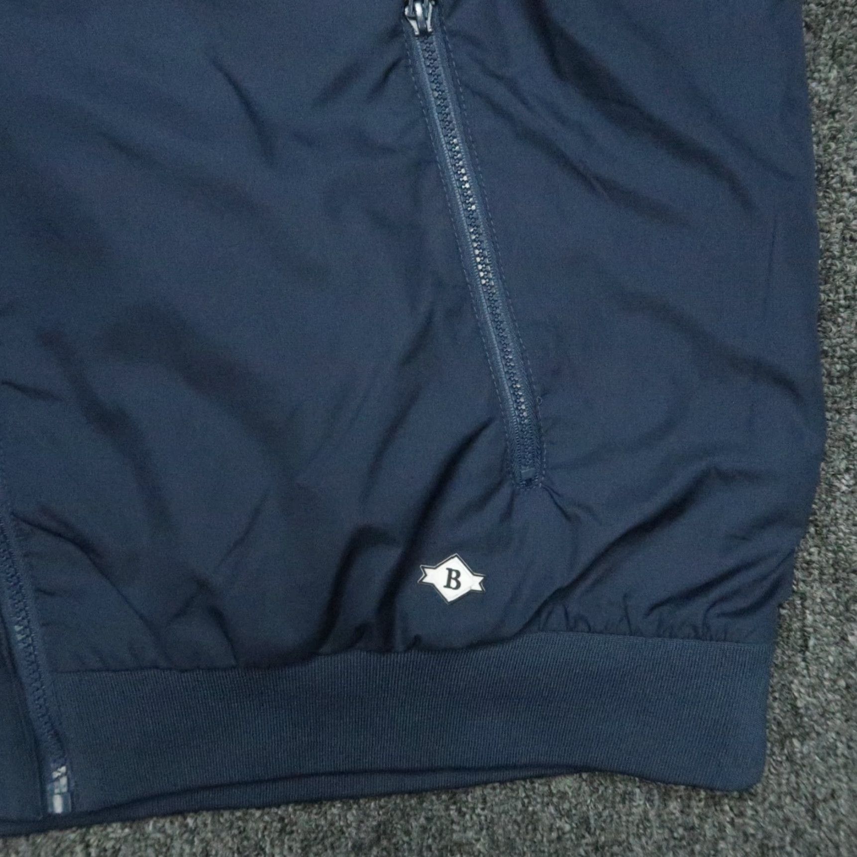 Vintage Burlebo Jacket Mens XL Blue Full Zip Hooded Windbreaker Ripstop Size US XL / EU 56 / 4 - 3 Thumbnail
