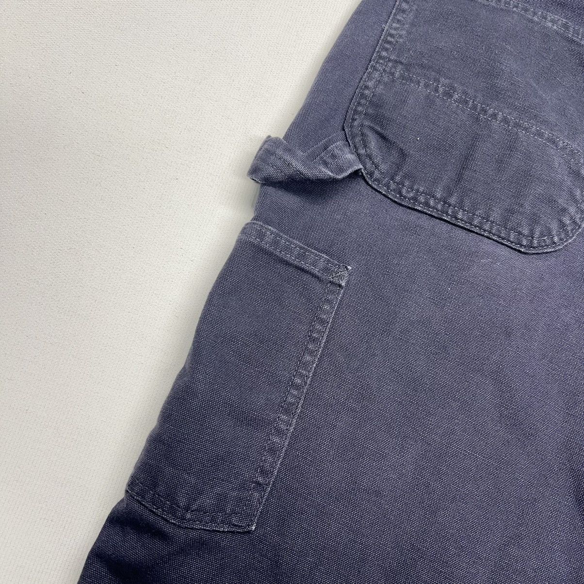 Carhartt × Vintage VTG Carhartt Pants Blue Flannel Lined Loose Fit Baggy Y2K Size US 38 / EU 54 - 13 Thumbnail