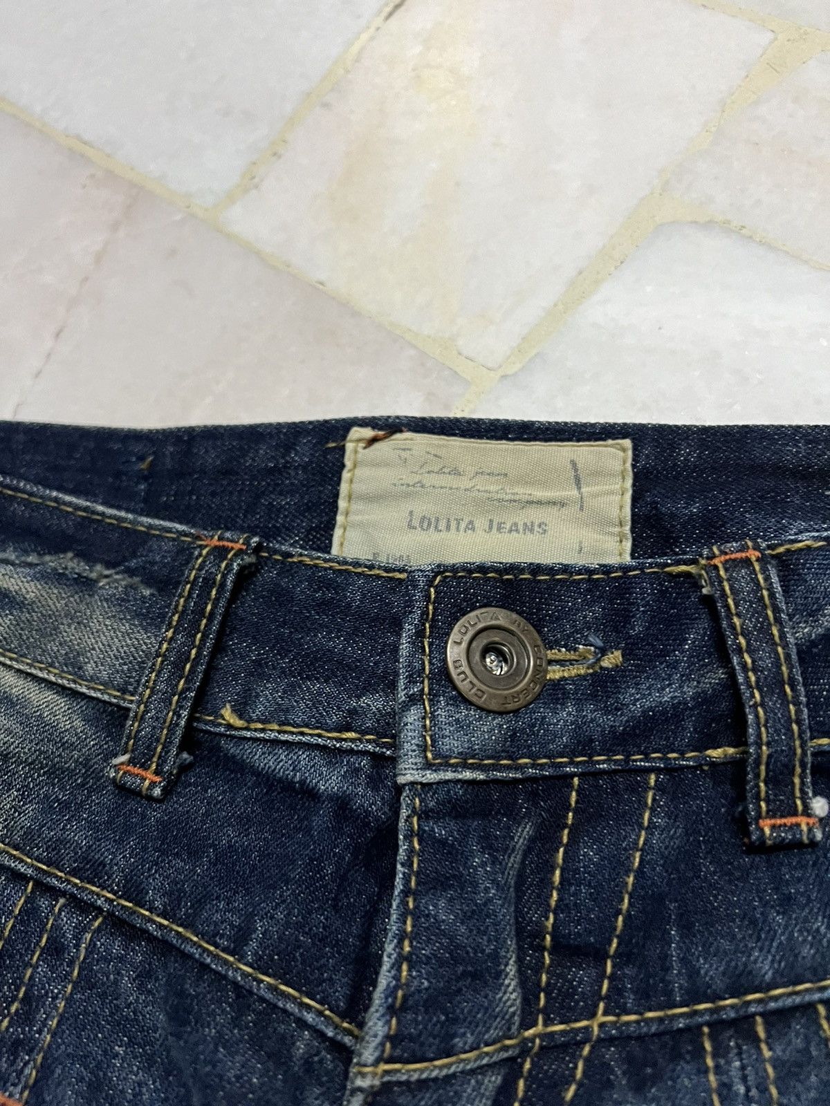 Japanese Brand Lolita By Concert Club Flared Denim Size US 31 - 10 Thumbnail