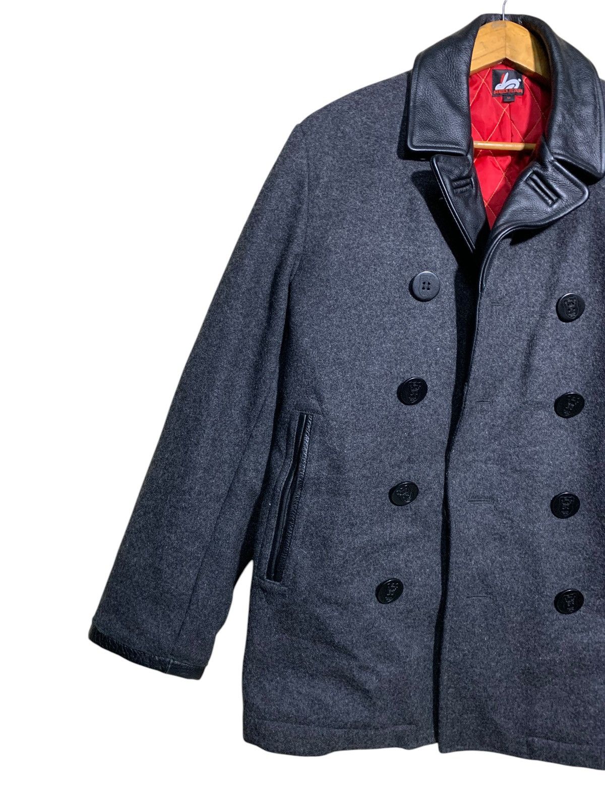 Paul Smith 🔥PAUL SMITH RED EAR LEATHER PARTS WOOL JACKETS Size US M / EU 48-50 / 2 - 3 Thumbnail