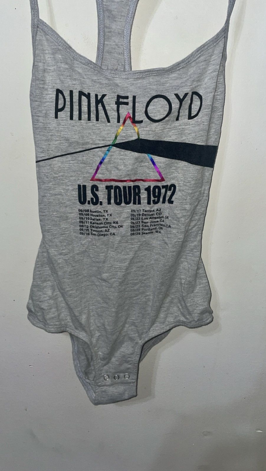 Band Tees × Pink Floyd Grey Pink Floyd bodysuit Size S / US 4 / IT 40 - 2 Thumbnail
