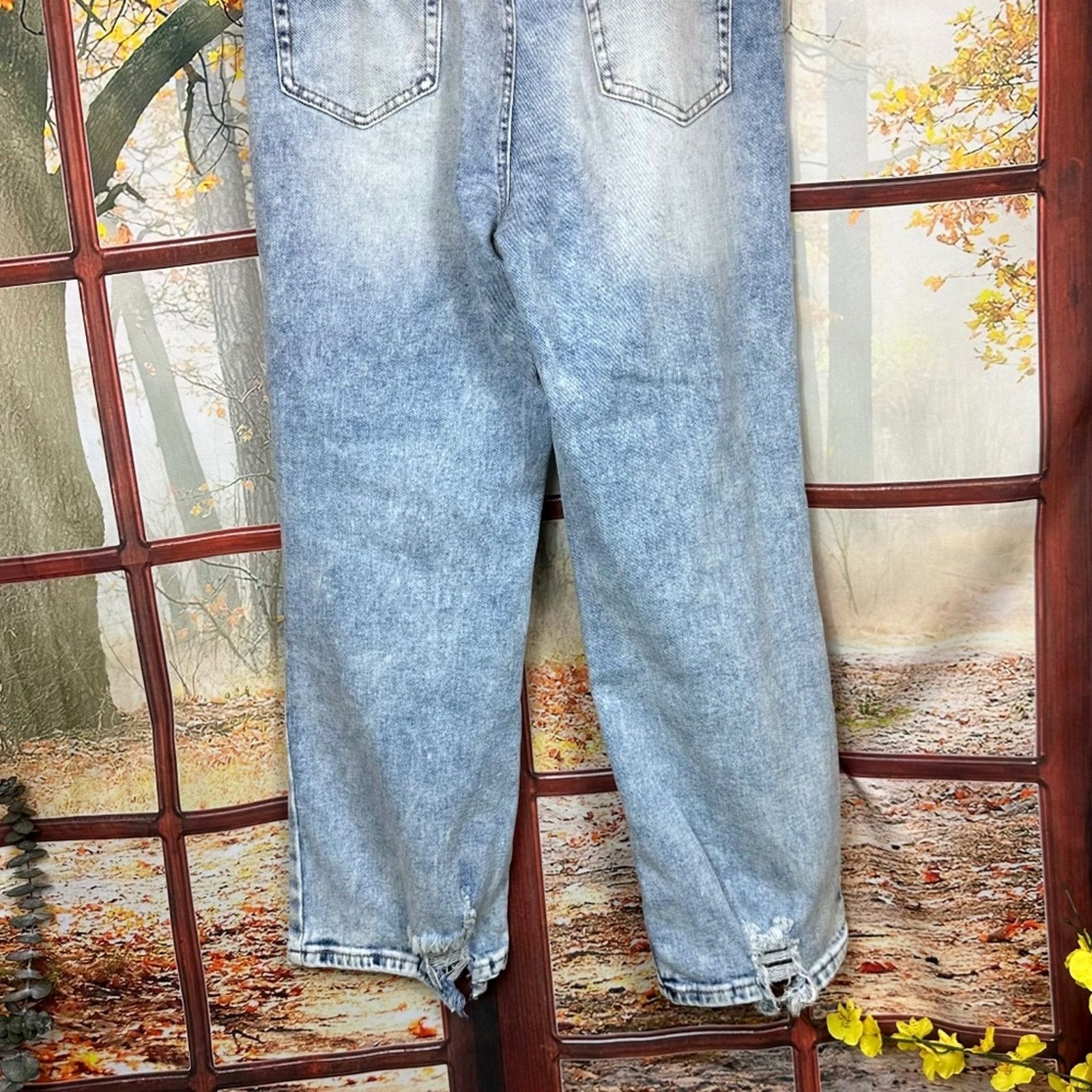 Almost Famous Almost Famous High Rise Distressed Jeans 13 Jr / 14 Womens Size 36" / US 14 / IT 50 - 13 Thumbnail