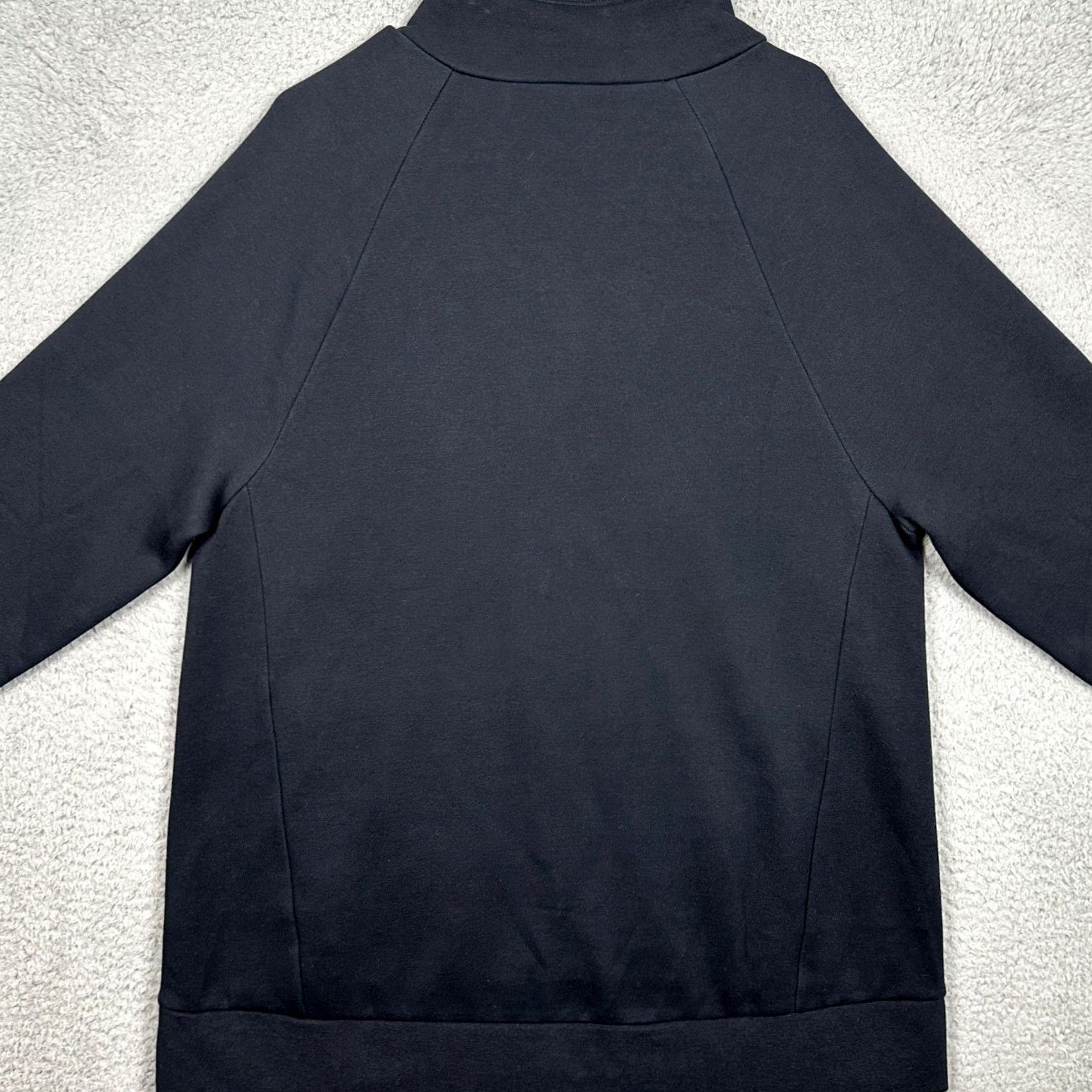 Fabletics Fabletics Sweatshirt Tunic 2XL Black Zaylee Funnel Neck Raglan Long Sleeve Pocket Relaxed Fit Womens Size XXL / US 16-18 / IT 52-54 - 4 Thumbnail