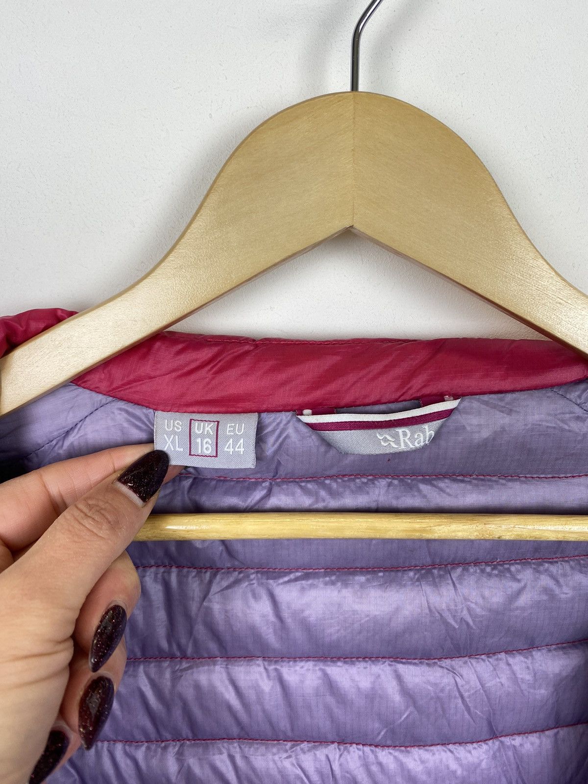 Rab × Vintage Rab Ladies Wmns Microlight Jacket Full Zip Down Pertex XL Size XL / US 12-14 / IT 48-50 - 9 Thumbnail