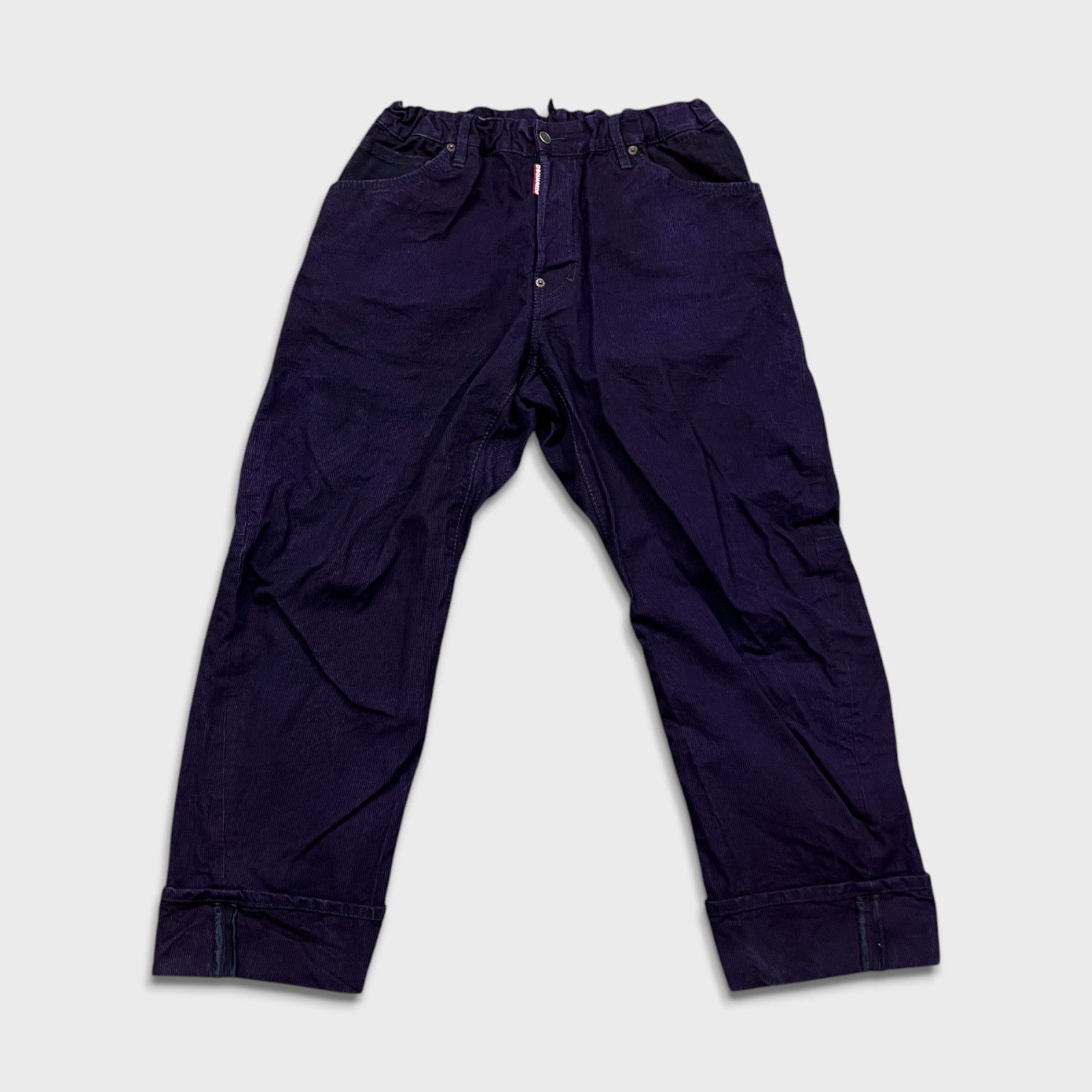 Designer × Dsquared2 Dsquared2 Workwear Jean 30x26 DSQ2 Hemmed Leg Casual Trouser Size US 30 / EU 46 - 1 Thumbnail