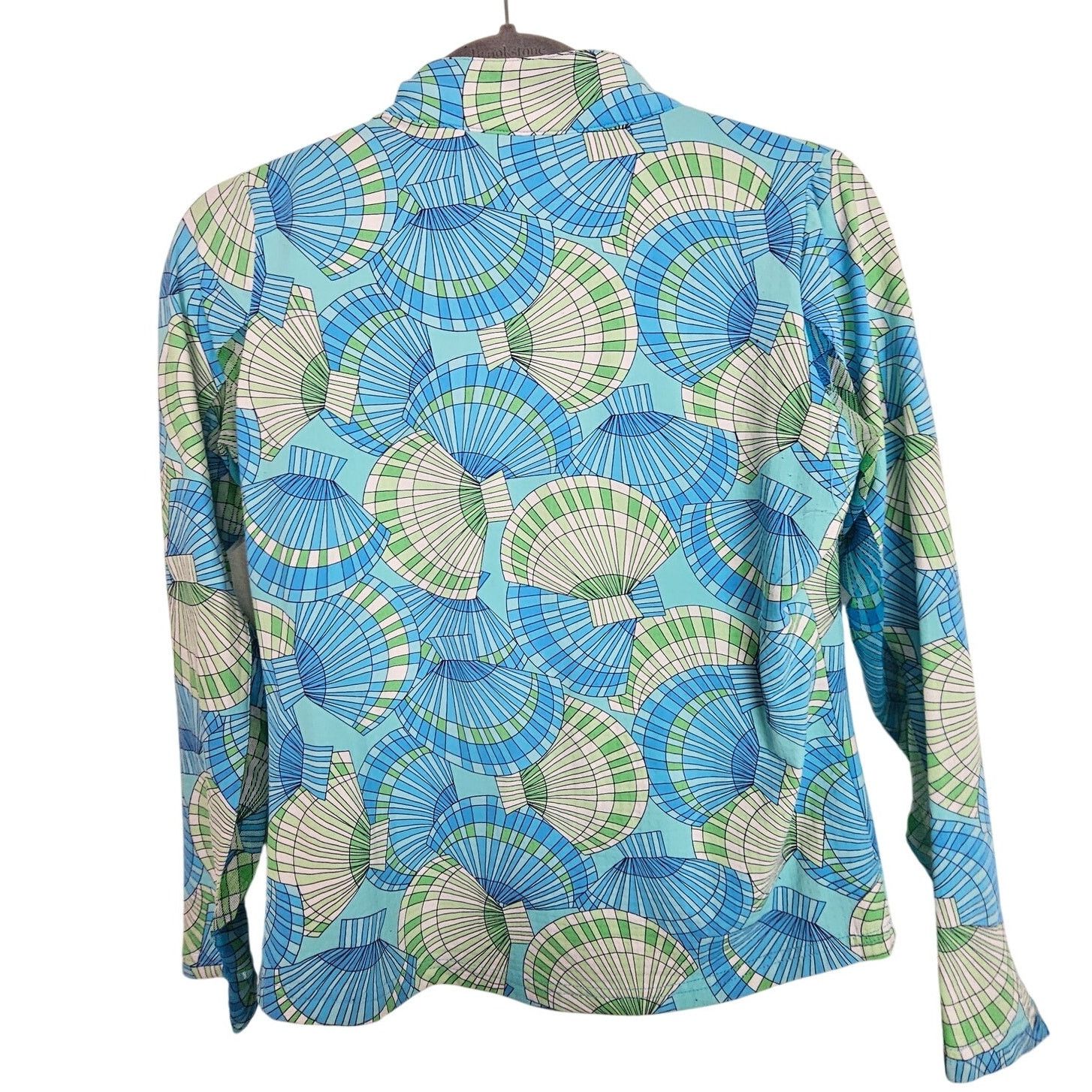 Ibex Ibkul Womens Golf Shirt Geometric S Stretch Athletic Active Size S / US 4 / IT 40 - 8 Thumbnail