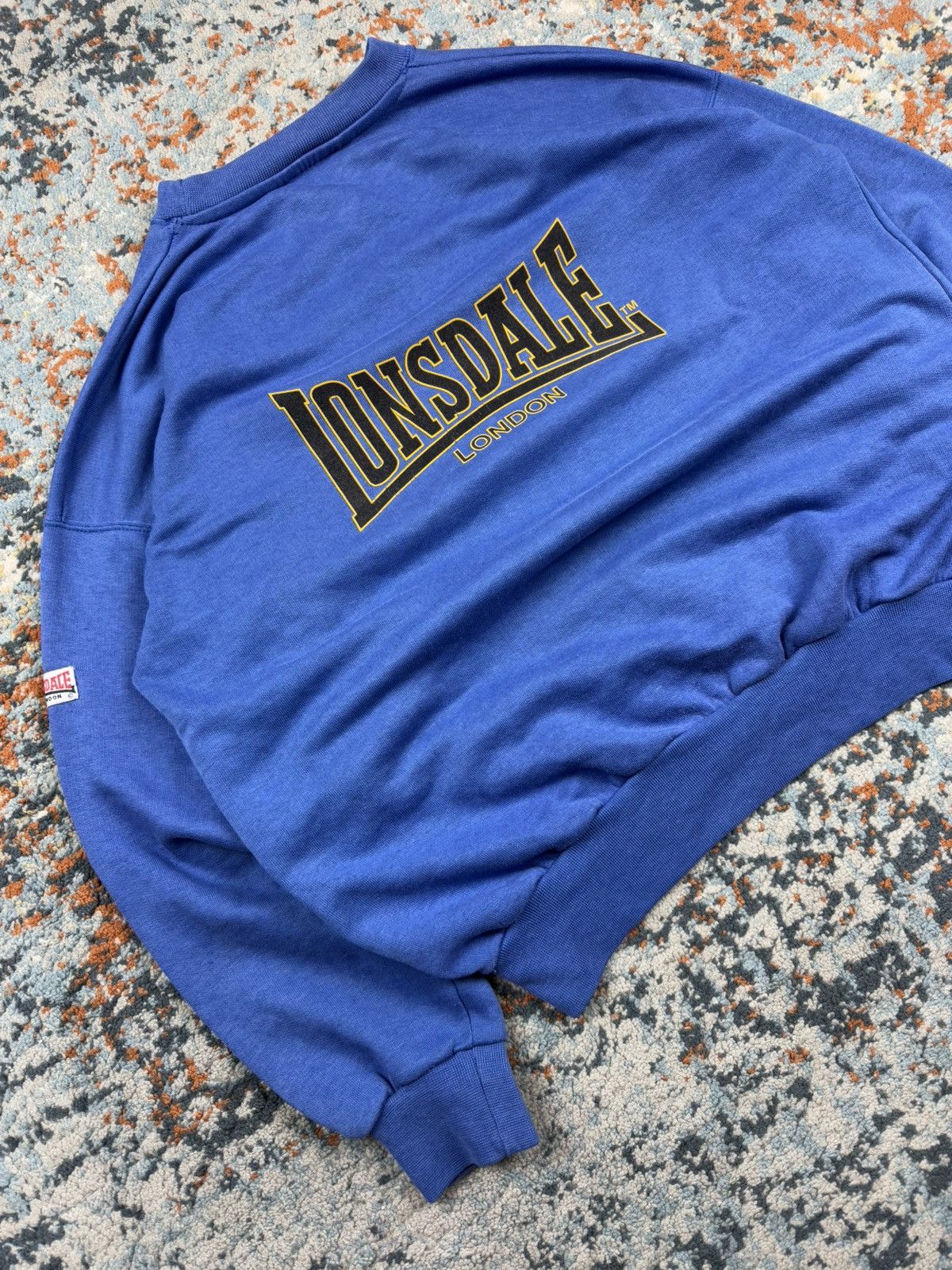 Lonsdale × Vintage Vintage 90s Lonsdale super baggy boxy spellout sweatshirt Size US S / EU 44-46 / 1 - 3 Thumbnail