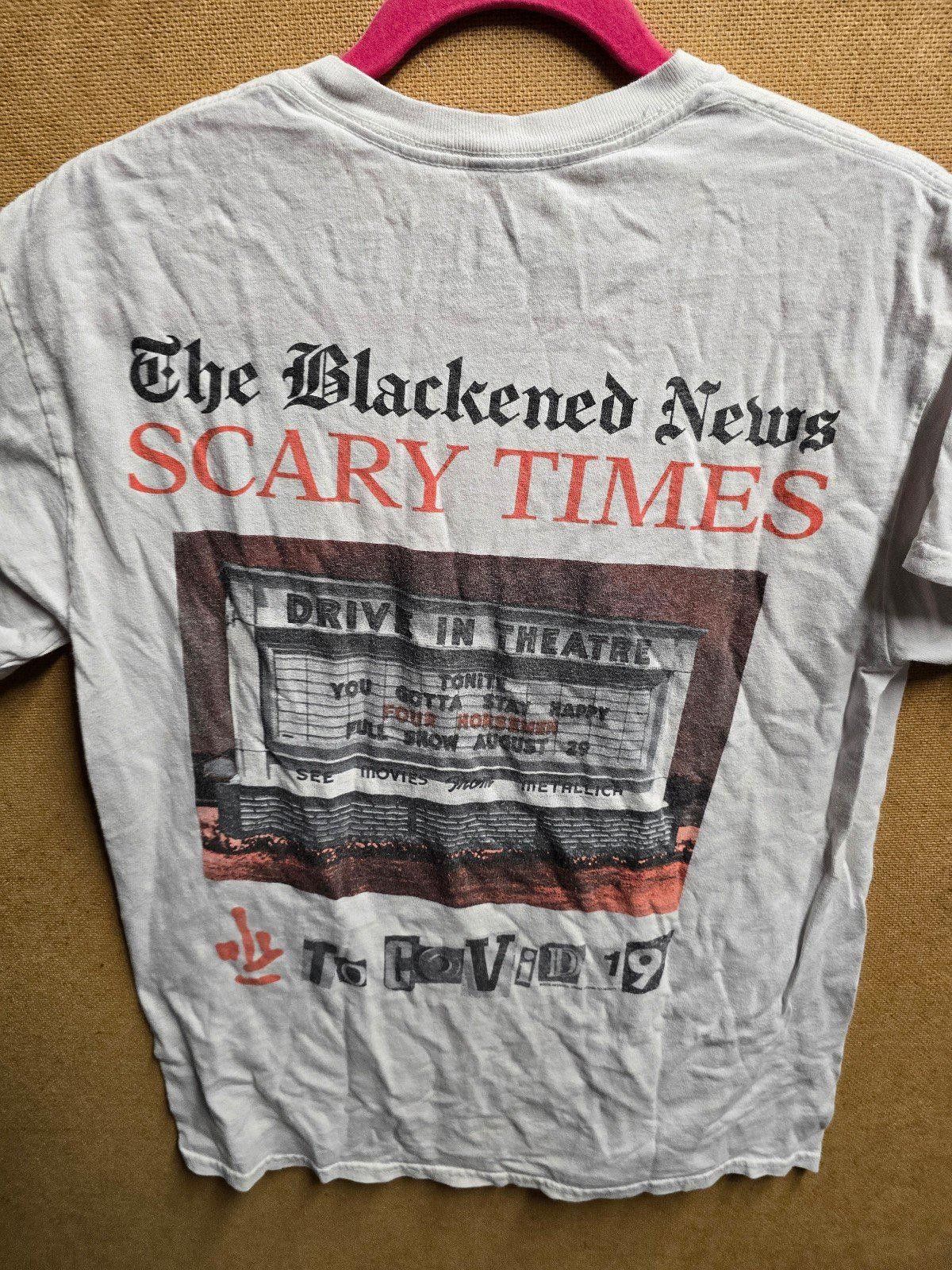 Gildan Metallica Sz M 2020 Drive In Tour Blackened News Pandemica Size US M / EU 48-50 / 2 - 7 Thumbnail