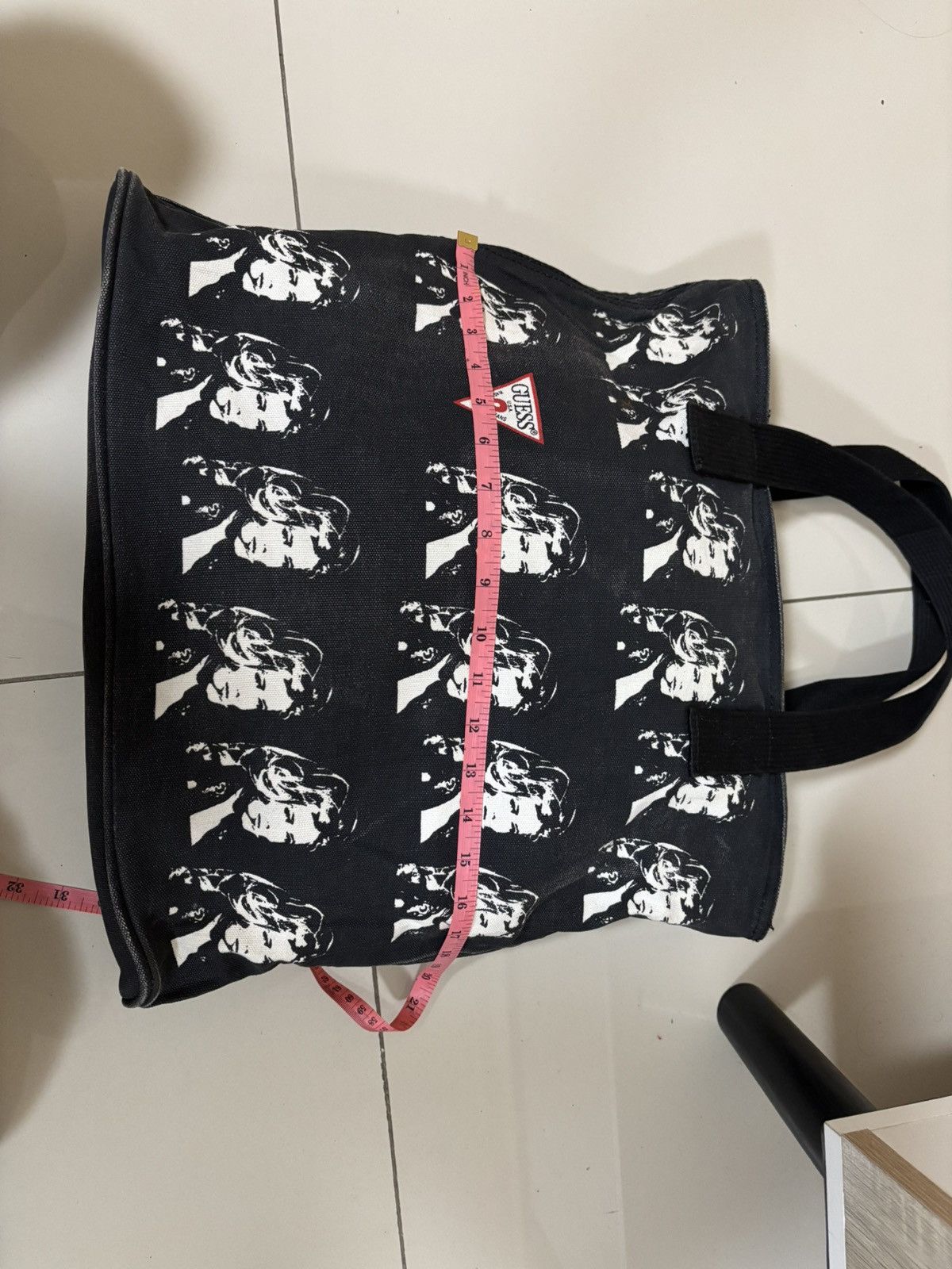 Guess VINTAGE GUESS CLAUDIA SCHIFFER TOTE BAG Size ONE SIZE - 8 Thumbnail