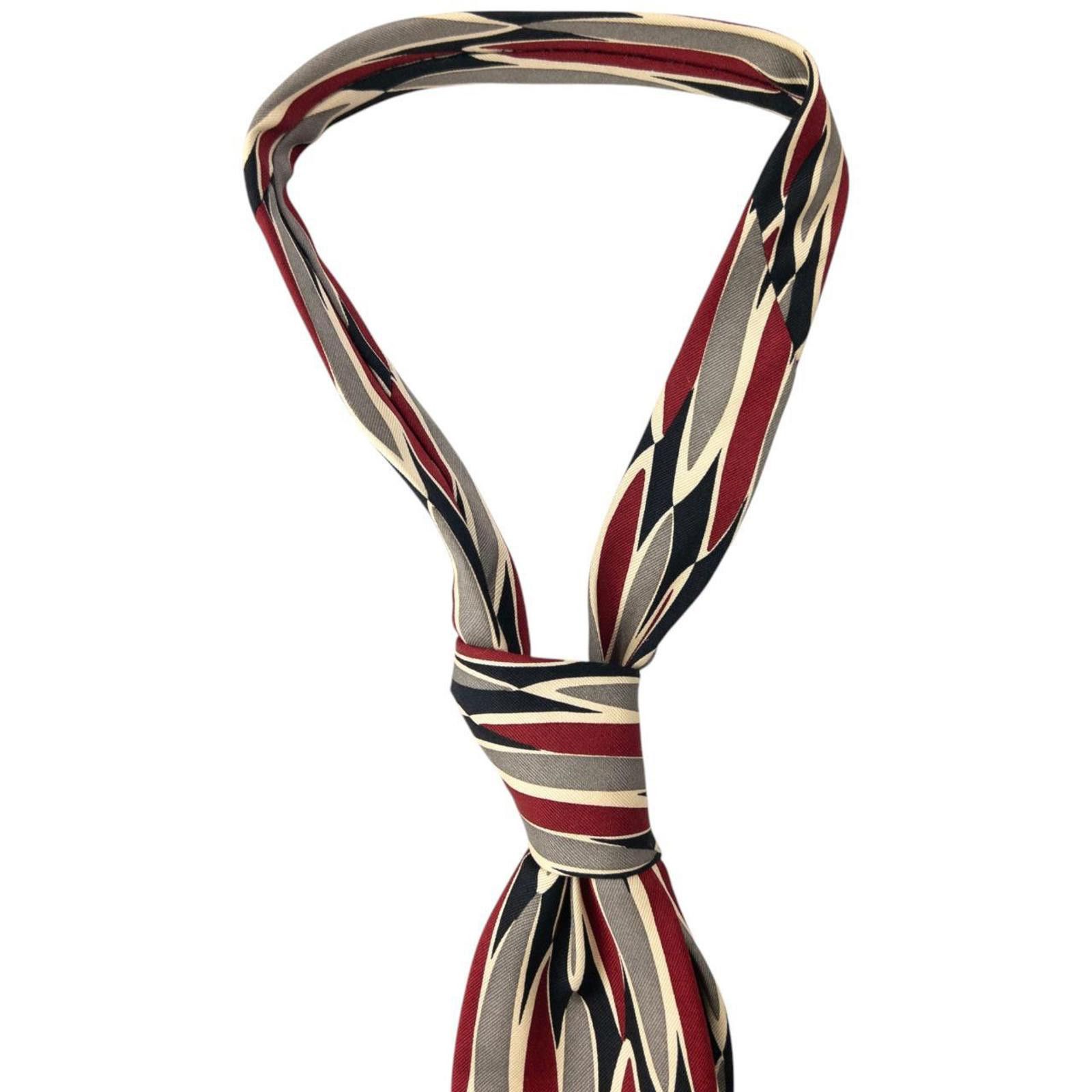 Yohji Yamamoto Vintage Yohji Yamamoto Silk Pattern Tie Size ONE SIZE - 4 Thumbnail