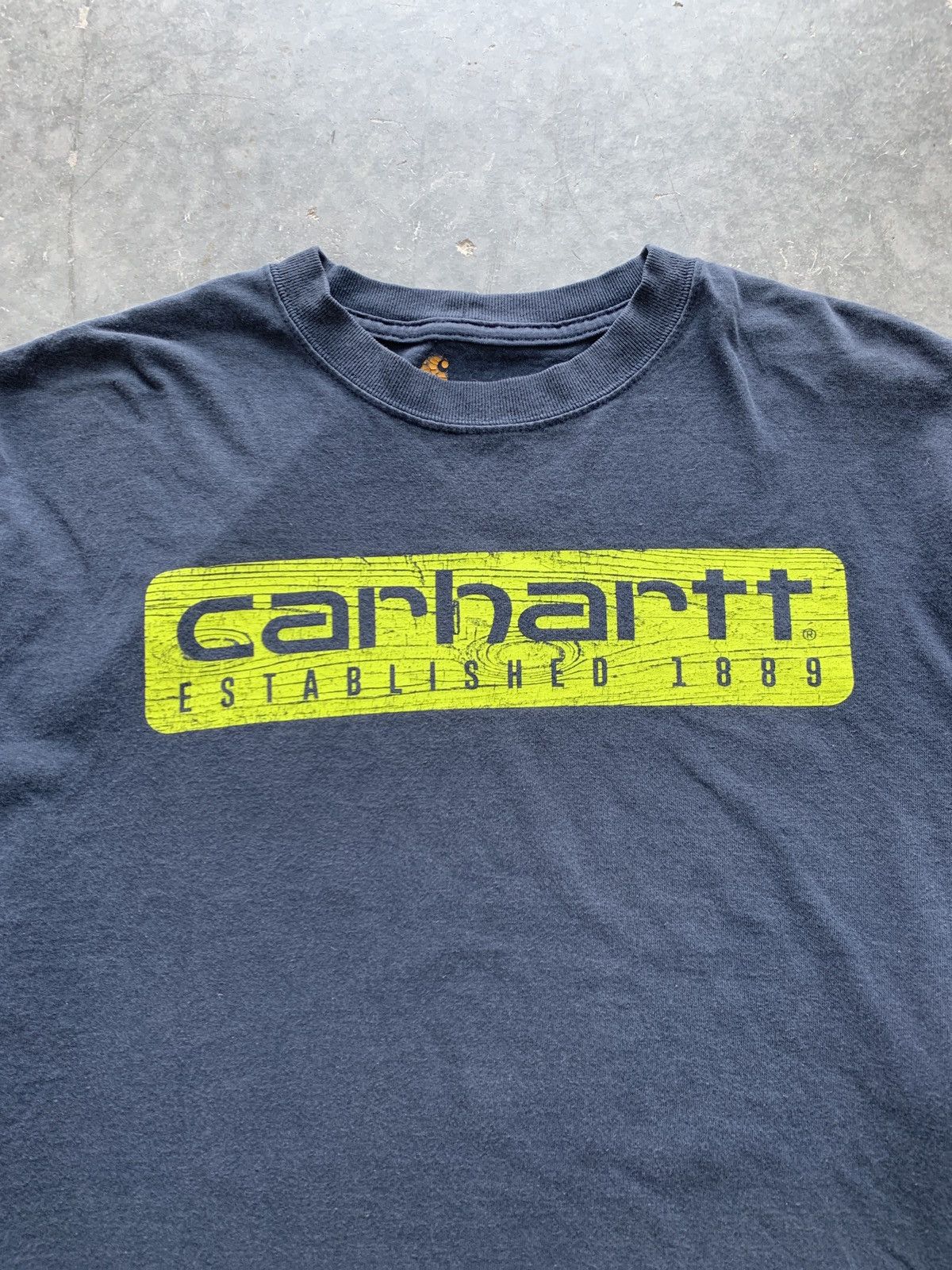 Carhartt × Vintage Vintage Y2K Carhartt Spellout Logo Longsleeve Size US L / EU 52-54 / 3 - 2 Thumbnail