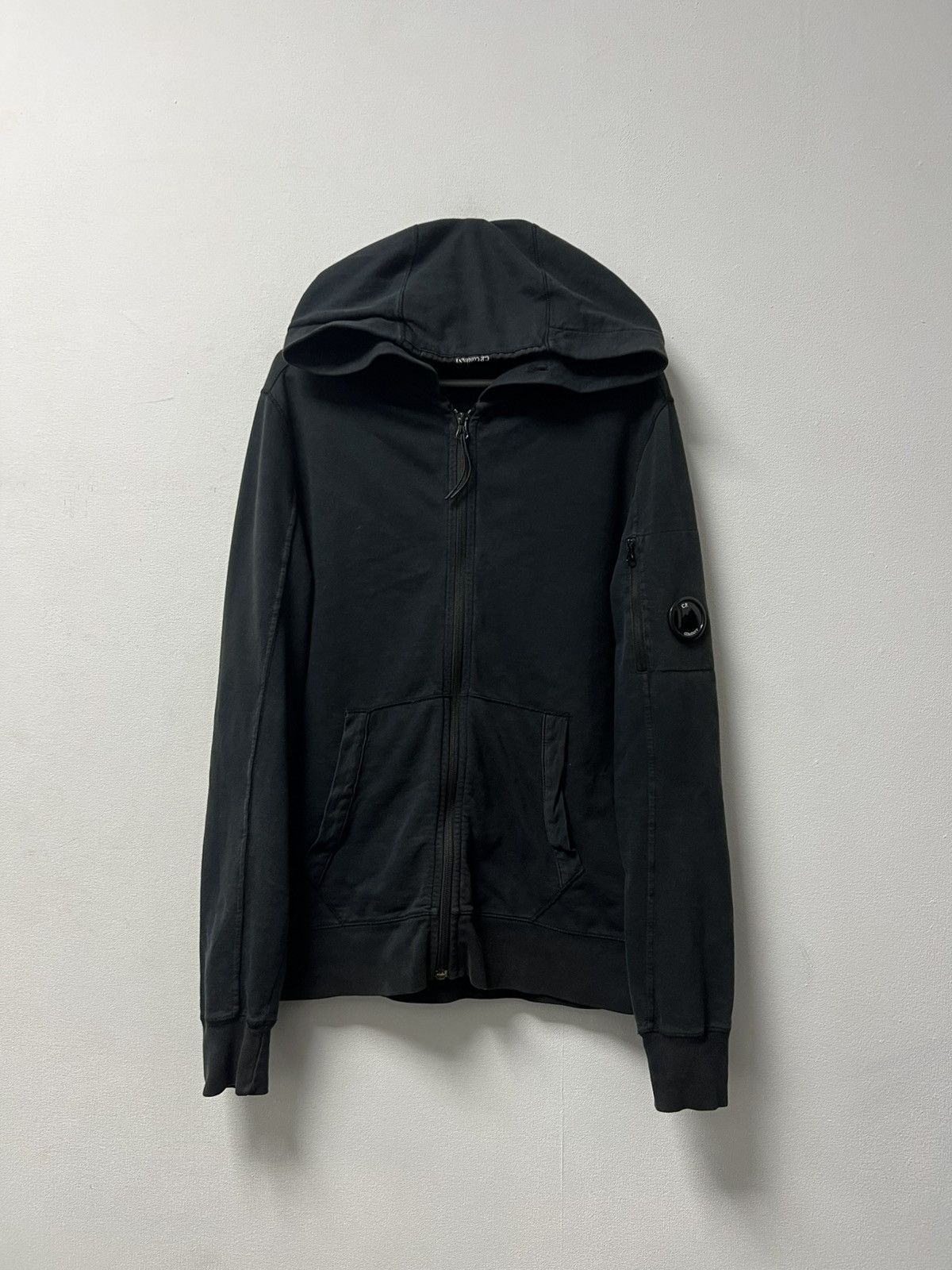 Cp Company zip hoodie black vintage