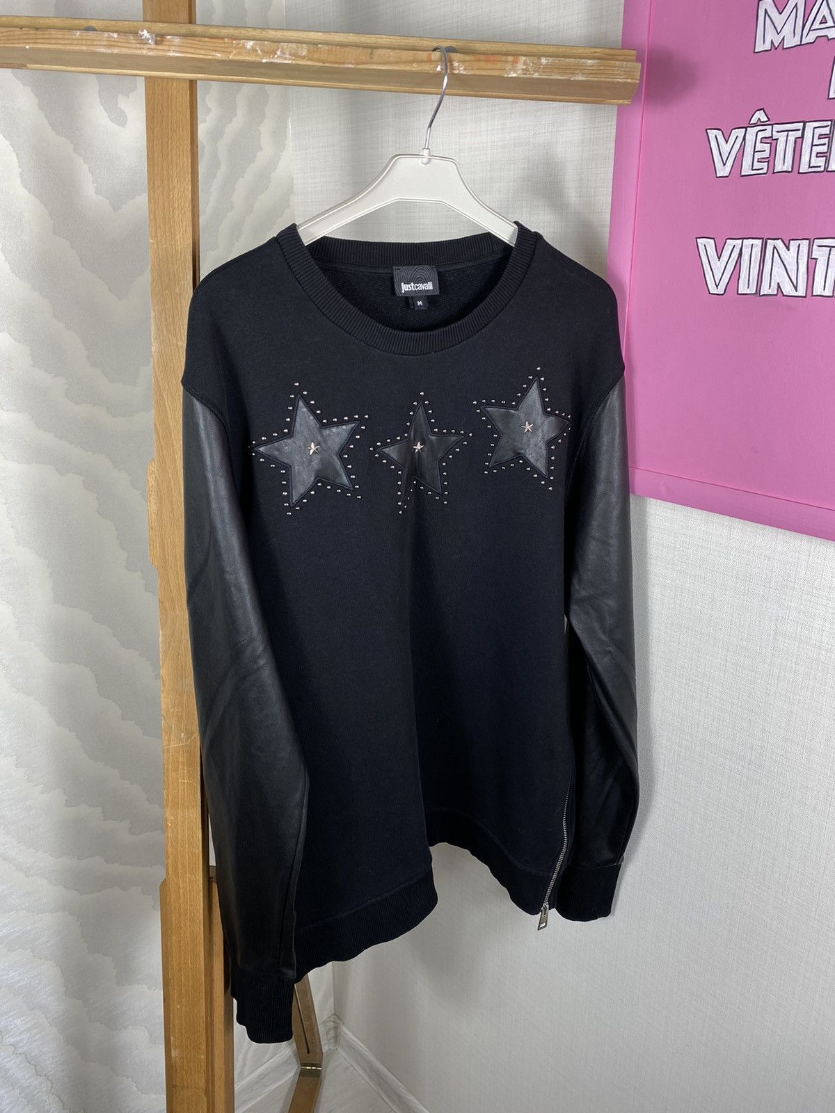 Just Cavalli Just Cavalli Sweatshirt Leather Logo Size US M / EU 48-50 / 2 - 8 Thumbnail