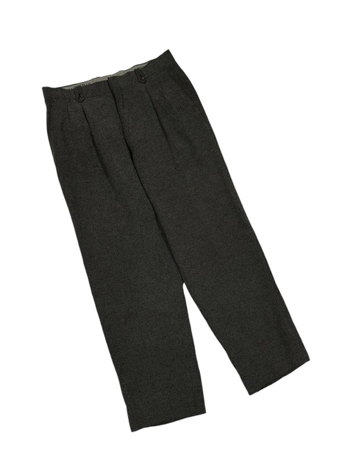 Kansai Yamamoto Vtg🔥90’s Kansai Man Casual Salt & Pepper Pants Size US 34 / EU 50 - 5 Thumbnail