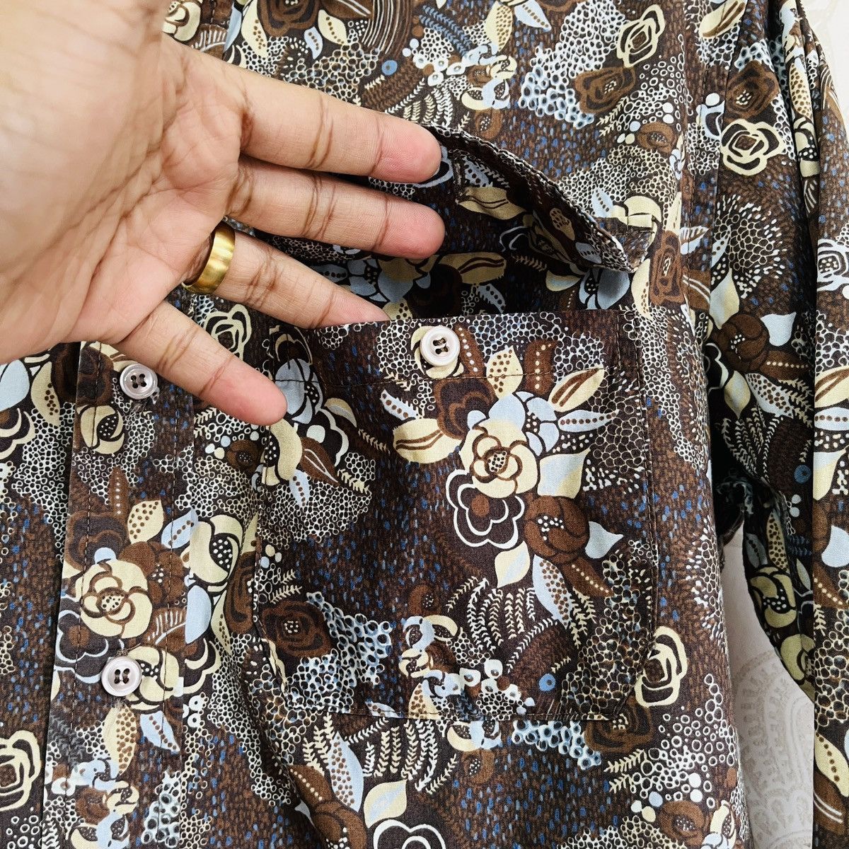 Buzz Rickson's × Vintage Buzz Rickson Shirts Floral Buttons Up Size US L / EU 52-54 / 3 - 11 Thumbnail