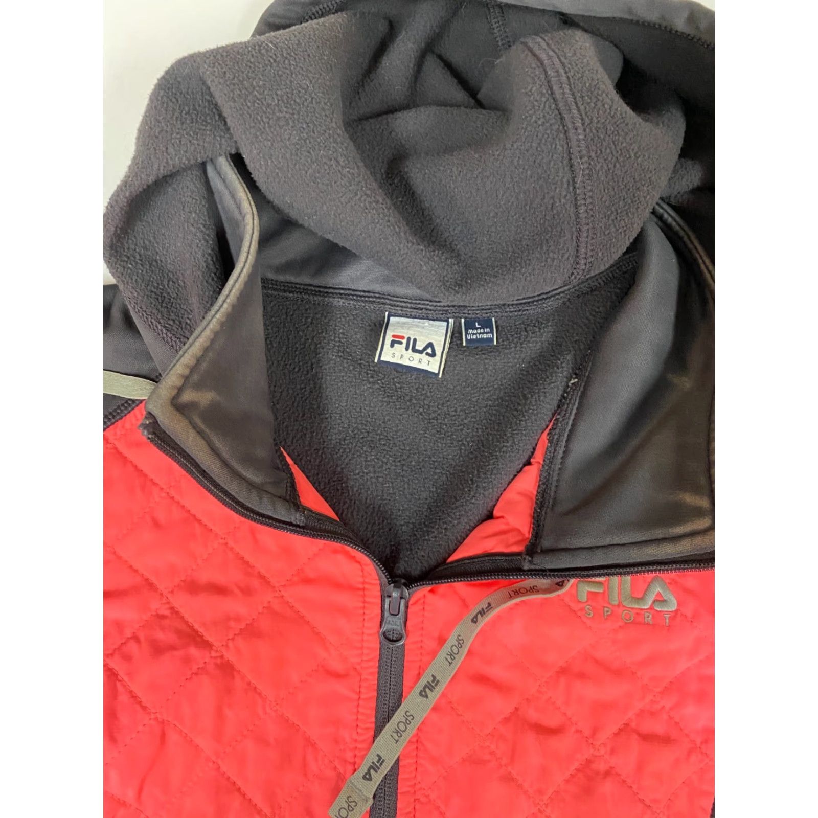 Fila FILA Jacket Womens L gray Full Zip Hoodie Outdoors Classic Shirt Womens Clothing Jacket Size L / US 10 / IT 46 - 5 Thumbnail