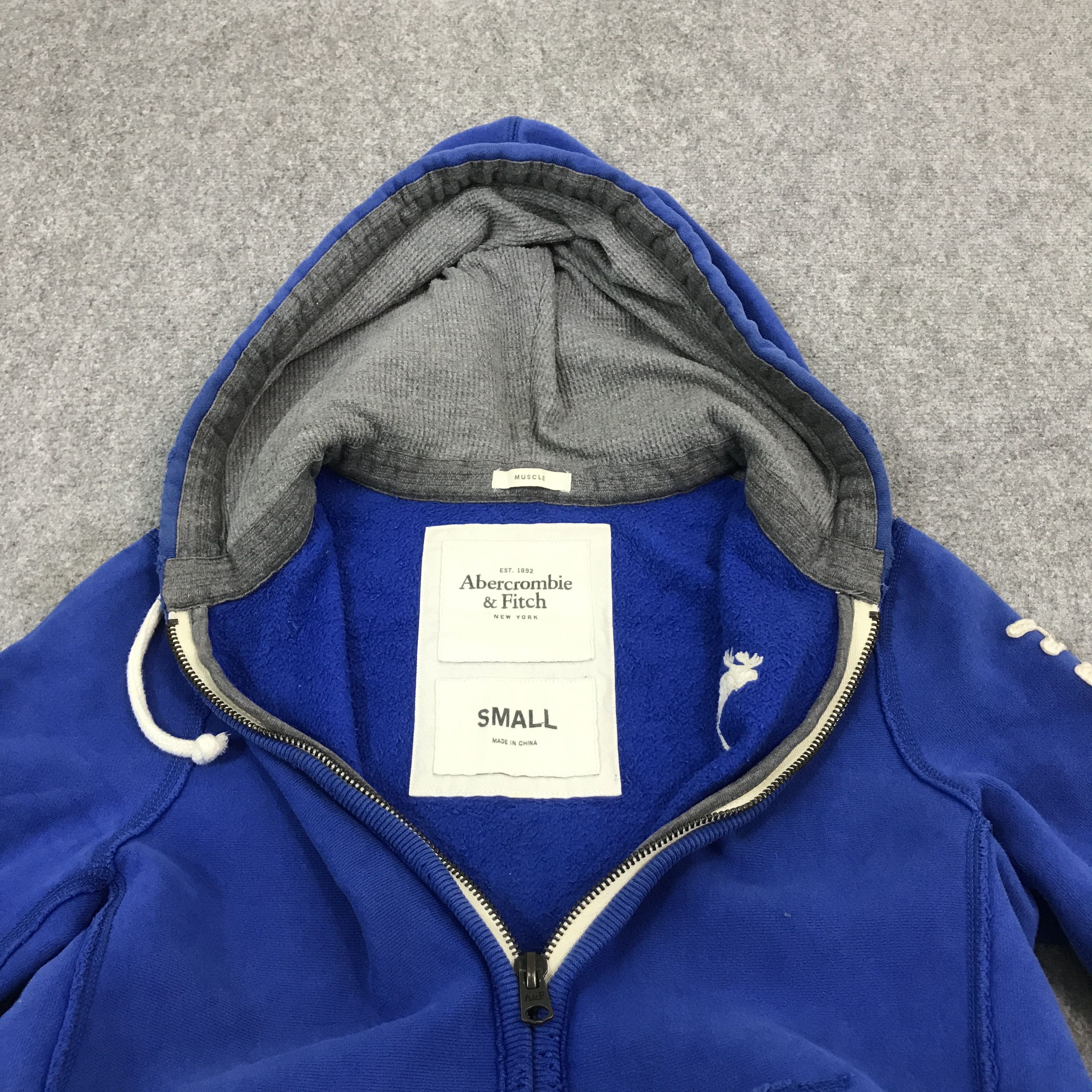 Abercrombie & Fitch × Japanese Brand ABERCROMBIE & FITCH DISTRESSED DESIGN JACKET HOODIES Size US S / EU 44-46 / 1 - 7 Thumbnail