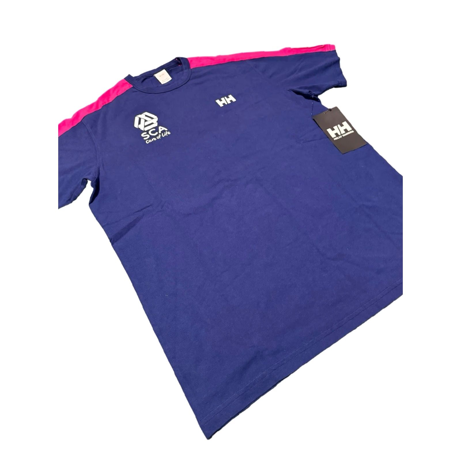 Helly Hansen VINTAGE Helly Hansen Costal Racing Team Shirt Men XL Blue Crew Neck Short Sleeve 100% Cotton Embroidered Logo NWT Ocean Racing All Seasons 2010-2019 Size US XL / EU 56 / 4 - 3 Thumbnail