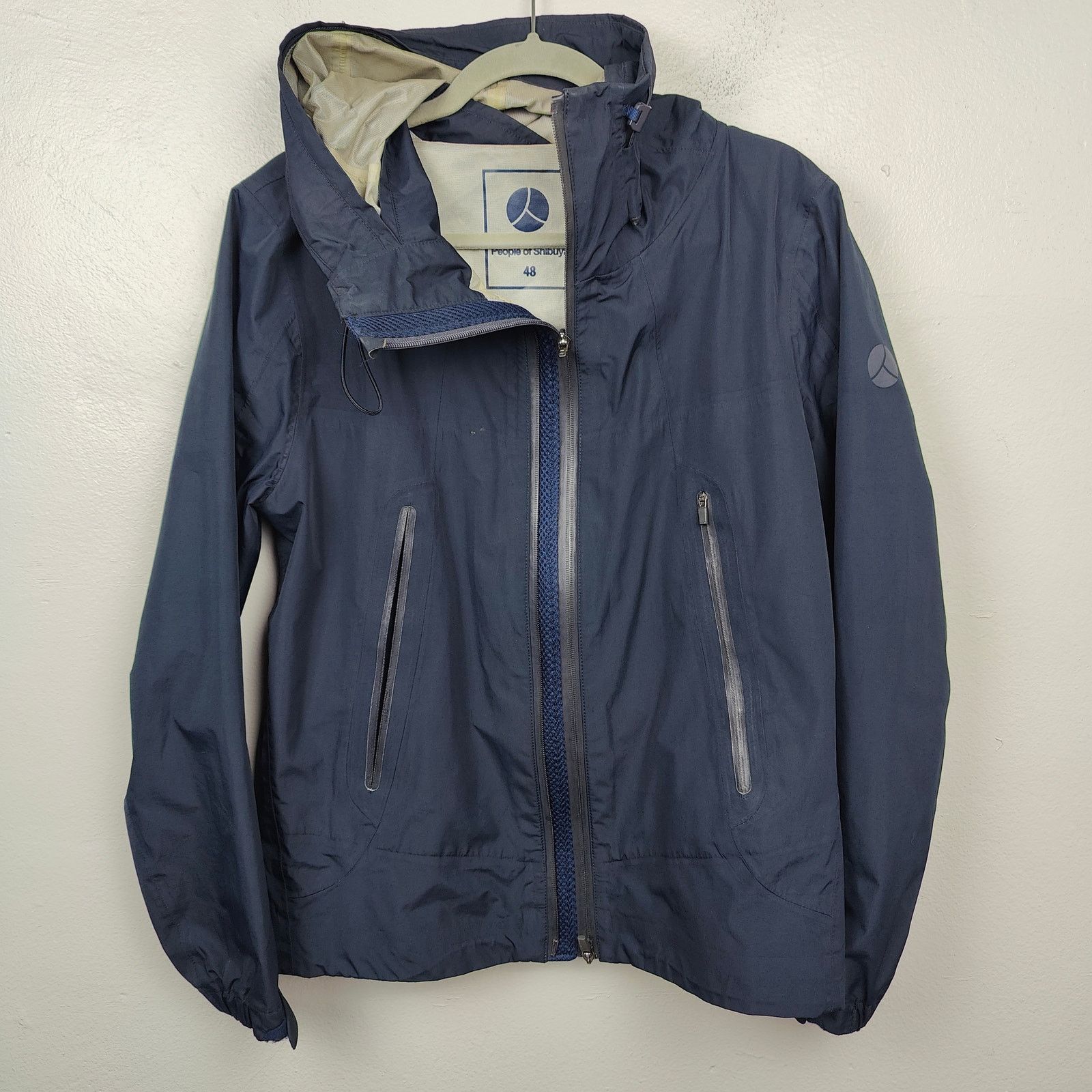 Other People of Shibuya Jacket Mens 48 Medium Navy Blue Hooded Size US M / EU 48-50 / 2 - 1 Thumbnail