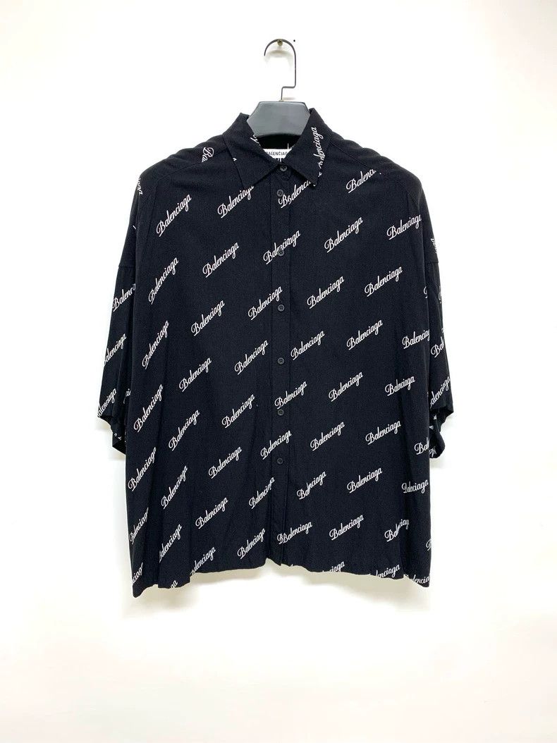 Balenciaga Balenciaga size 34 Bullet Screen Printed Logo Short Sleeve Size S / US 4 / IT 40 - 1 Thumbnail