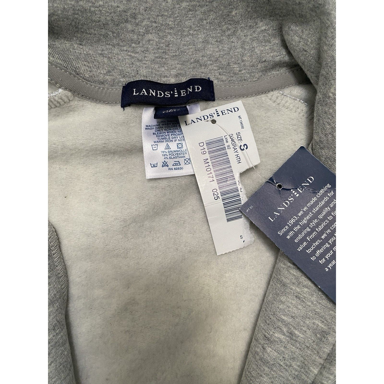 Lands' End Lands End woman small NWT Grey Jacket w/ pockets Size S / US 4 / IT 40 - 3 Thumbnail