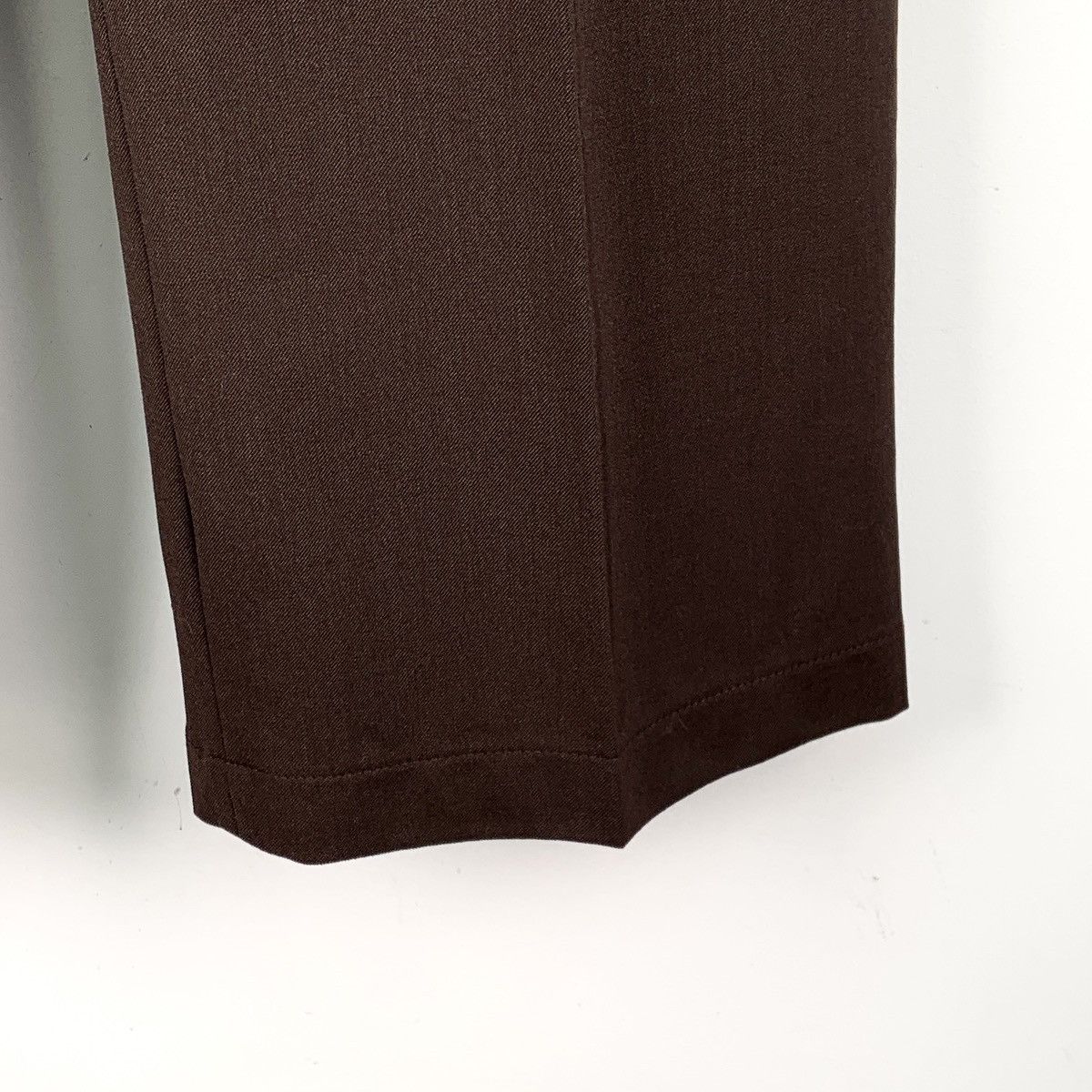 Max Mara Maxmara Dark Coffee Casual Suit Trousers K26WX Size 26" / US 2 / IT 38 - 4 Thumbnail