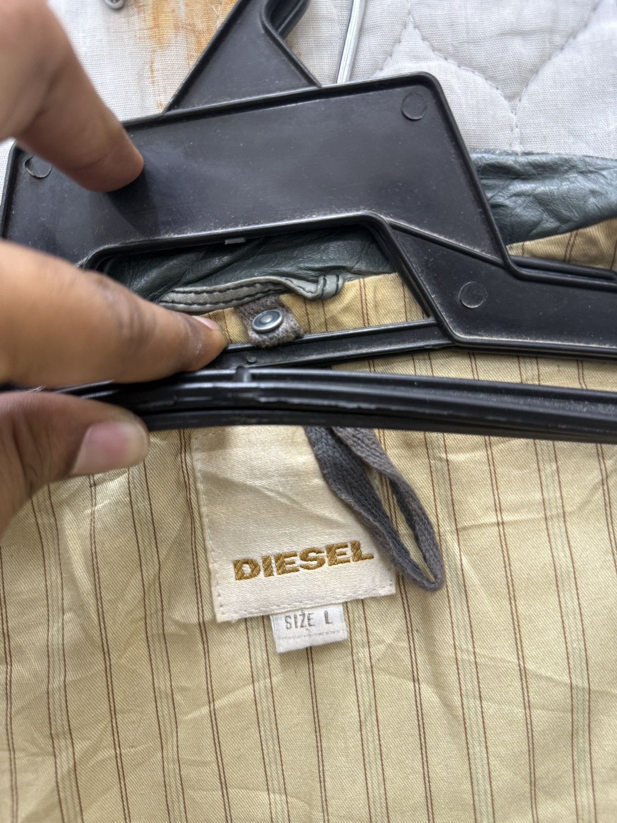 Diesel Black Gold 🔥🔥🔥ARCHIVE DIESEL BIKER JACKET Size US M / EU 48-50 / 2 - 8 Thumbnail