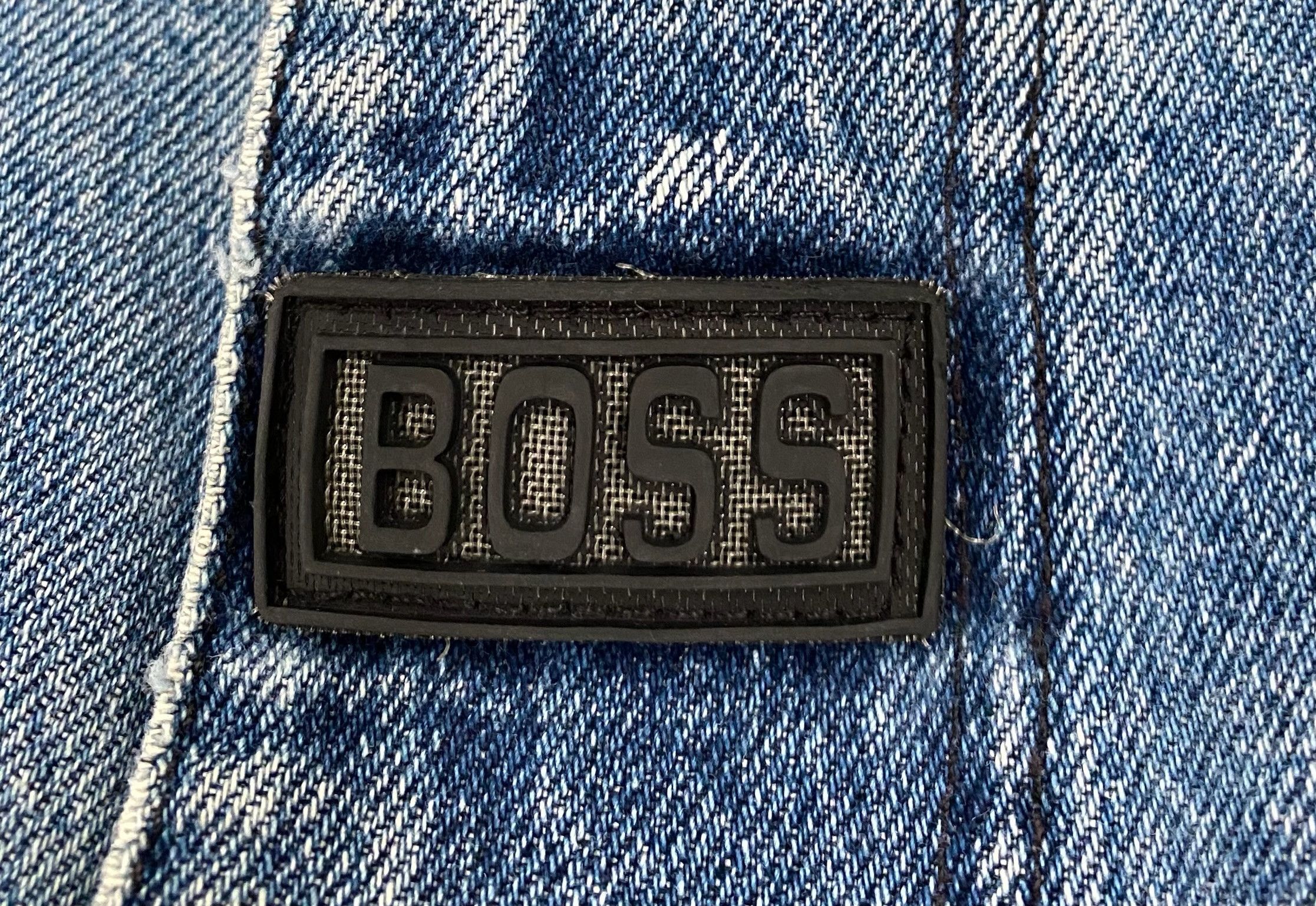 Vintage 90’s Boss 3D Rubber Logo Baggy Jean Shorts Jorts Men’s 34 Size US 34 / EU 50 - 3 Thumbnail