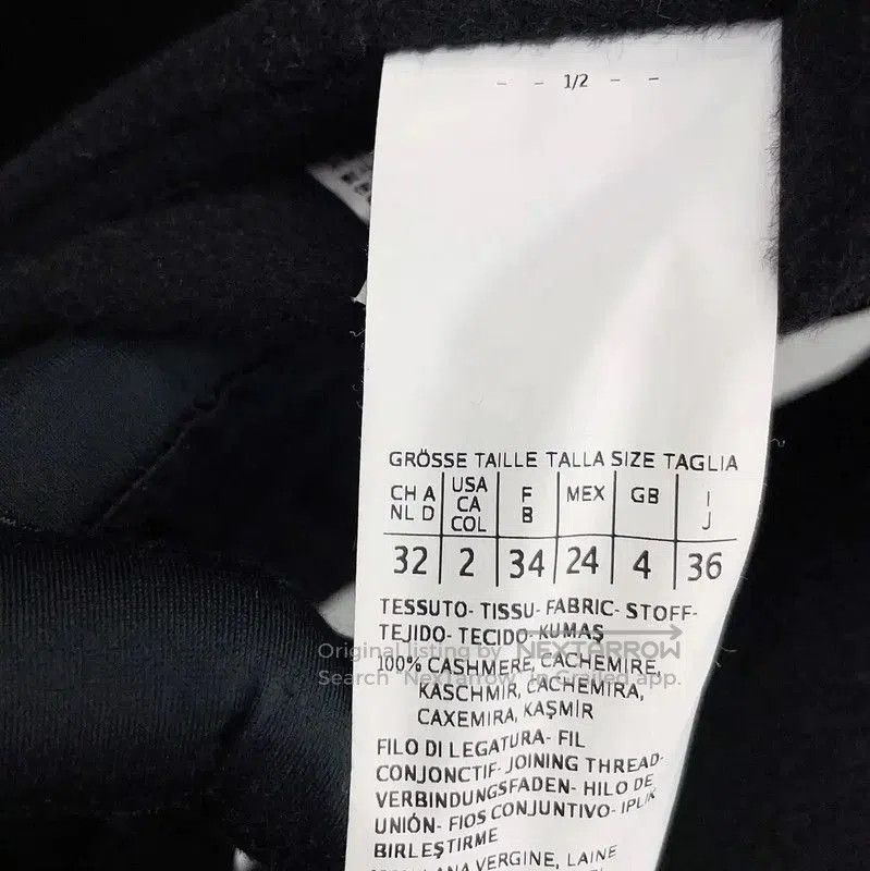 Max Mara MaxMara Black Cashmere Mid-Length Coat . Size S / US 4 / IT 40 - 9 Thumbnail