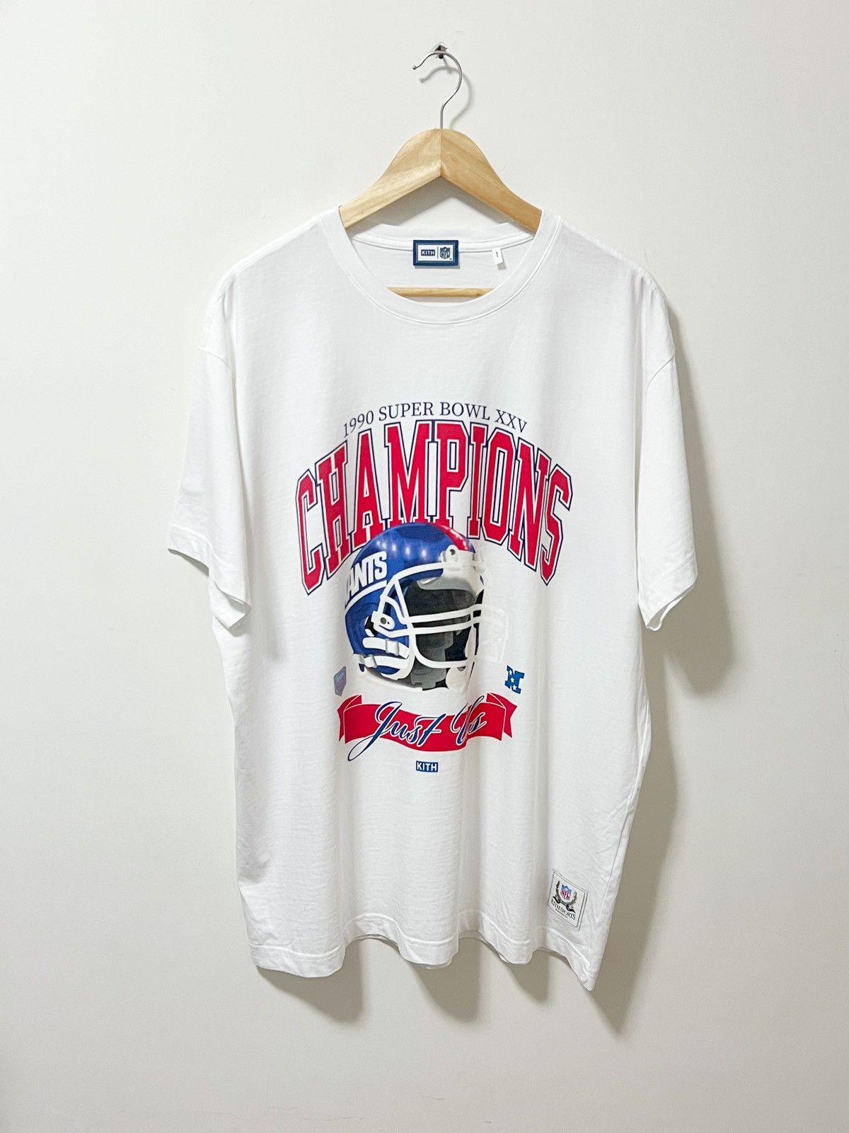 Kith × NFL × Streetwear Kith x NFL Giants Superbowl Vintage Tee  