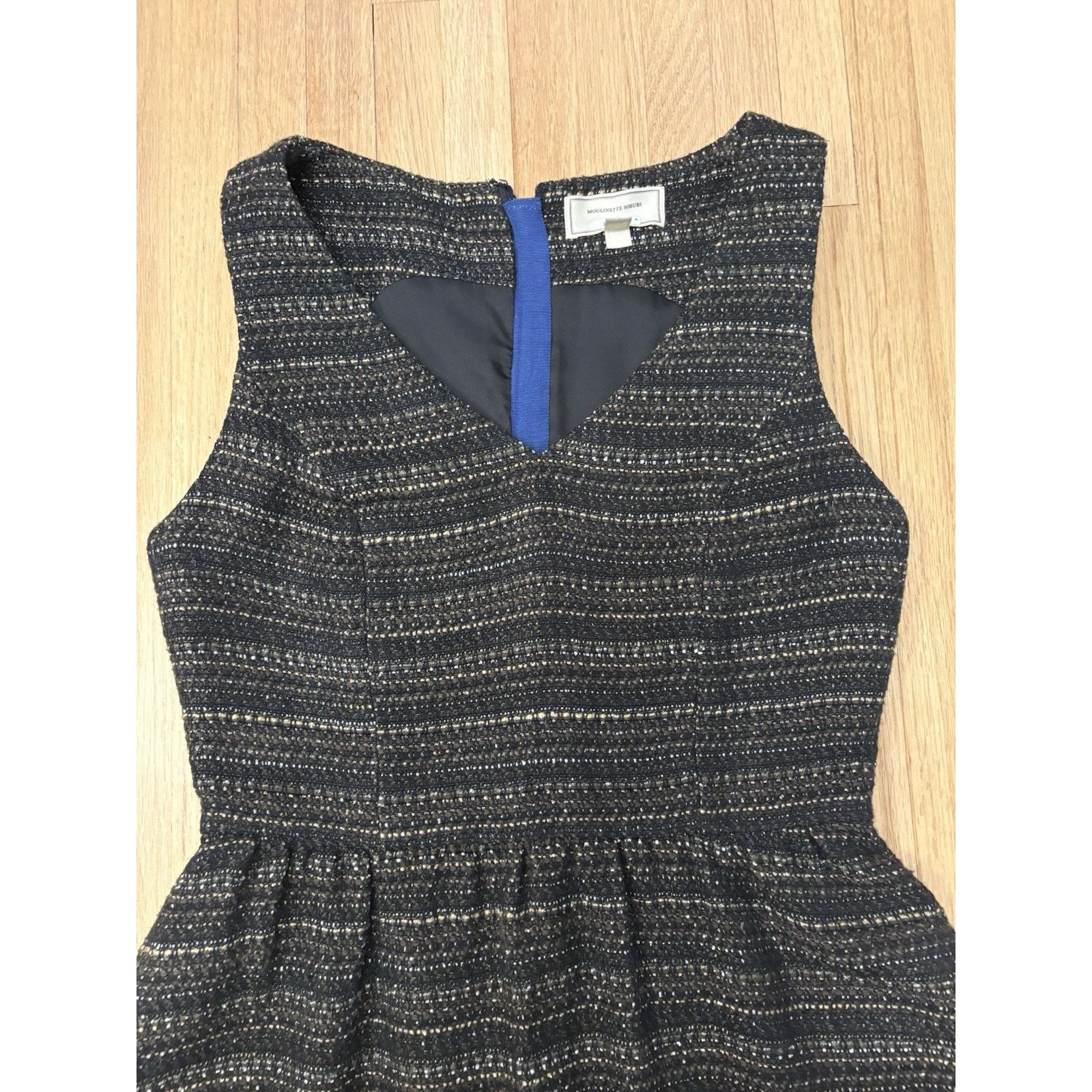 Anthropologie Anthropologie Dress Moulinette Soeurs Lined Zip Sz 0 NWOT Size XS / US 0-2 / IT 36-38 - 4 Thumbnail