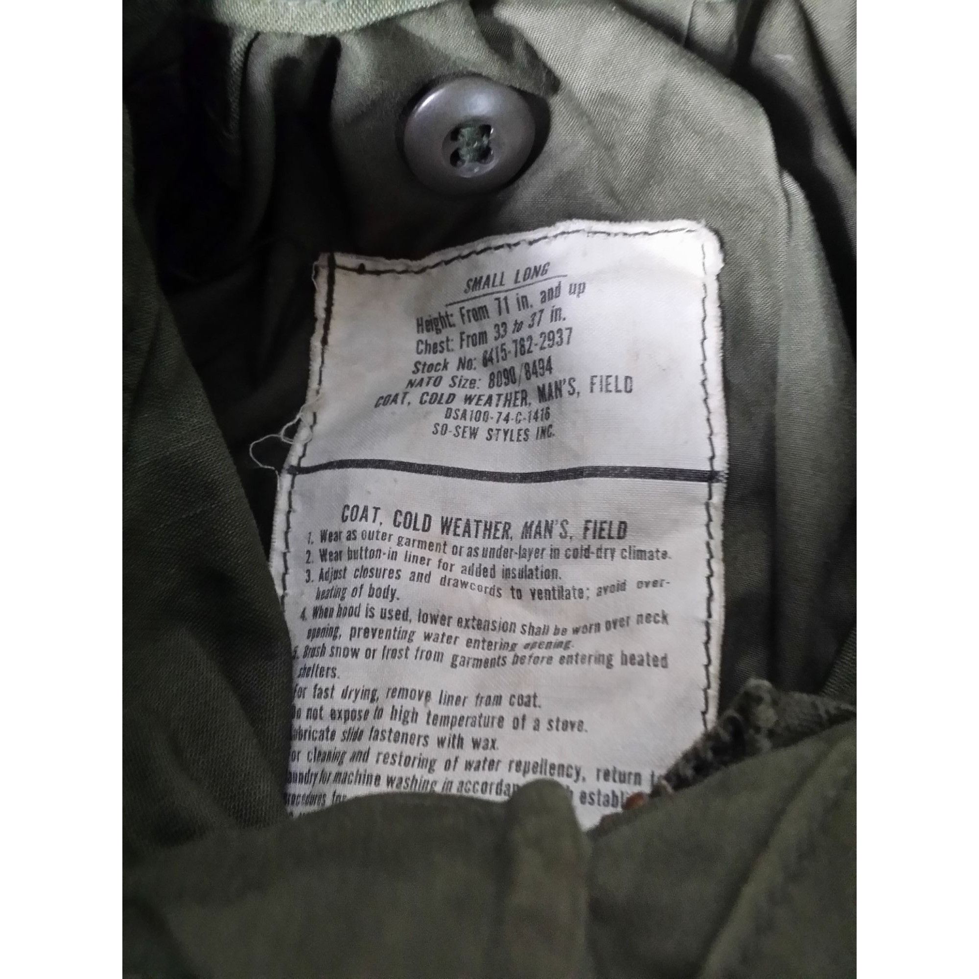 Other Vintage U.S. Air Force FIELD JACKET With Patches Alpha Indus Size US S / EU 44-46 / 1 - 7 Thumbnail