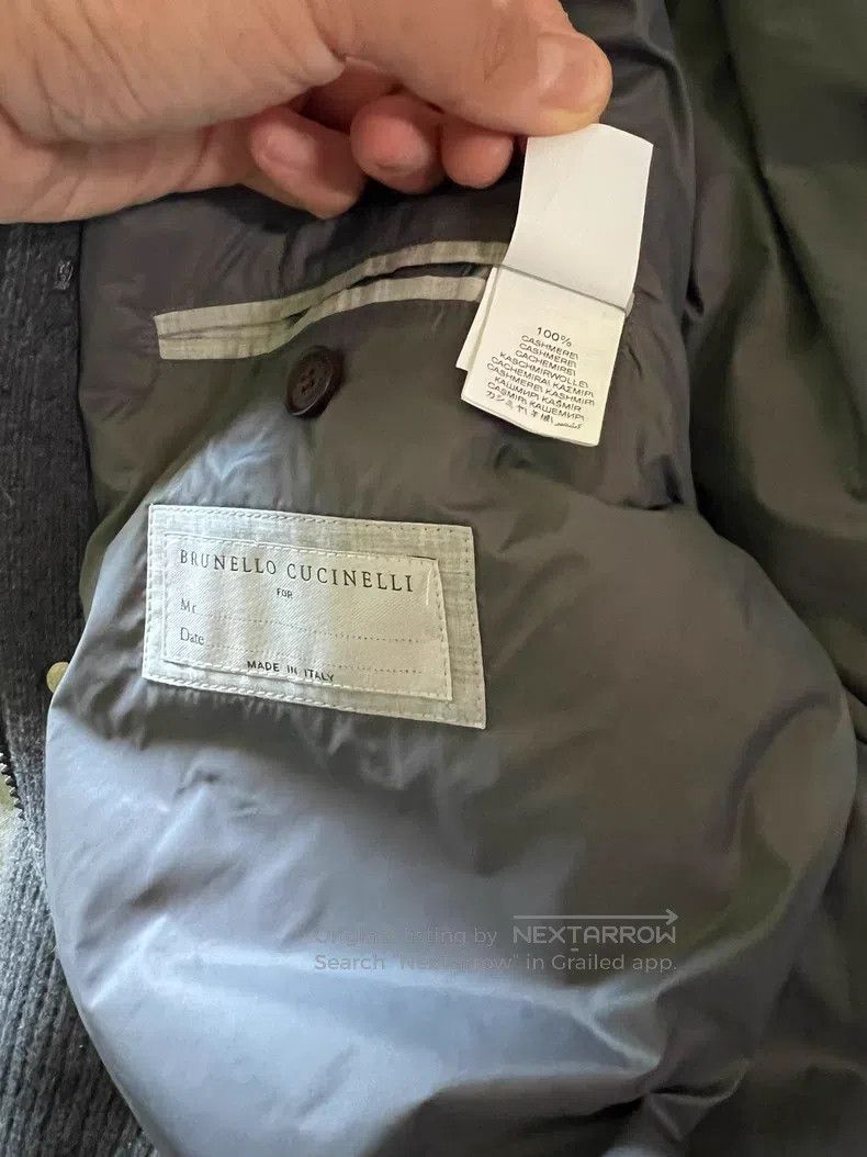 Brunello Cucinelli Brunello Cucinelli Down Jacket Cashmere Coat Size US M / EU 48-50 / 2 - 5 Thumbnail