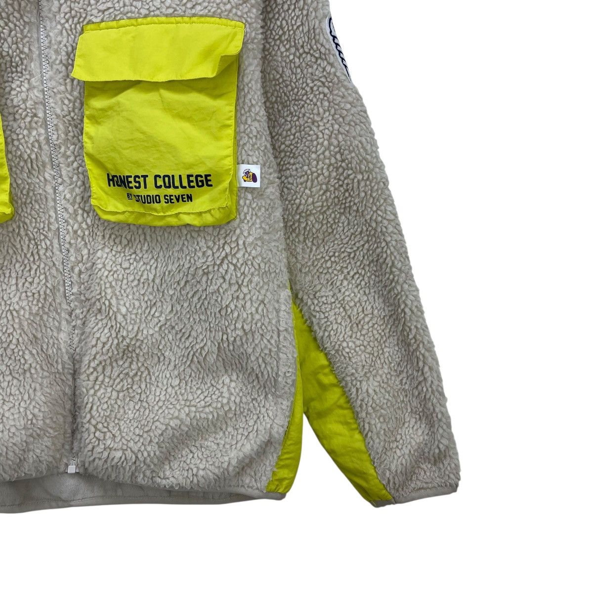 Mountain Research 💥Vintage Honest By StudioSeven Cream Fleece Deep Pile Jacke Size US M / EU 48-50 / 2 - 6 Thumbnail